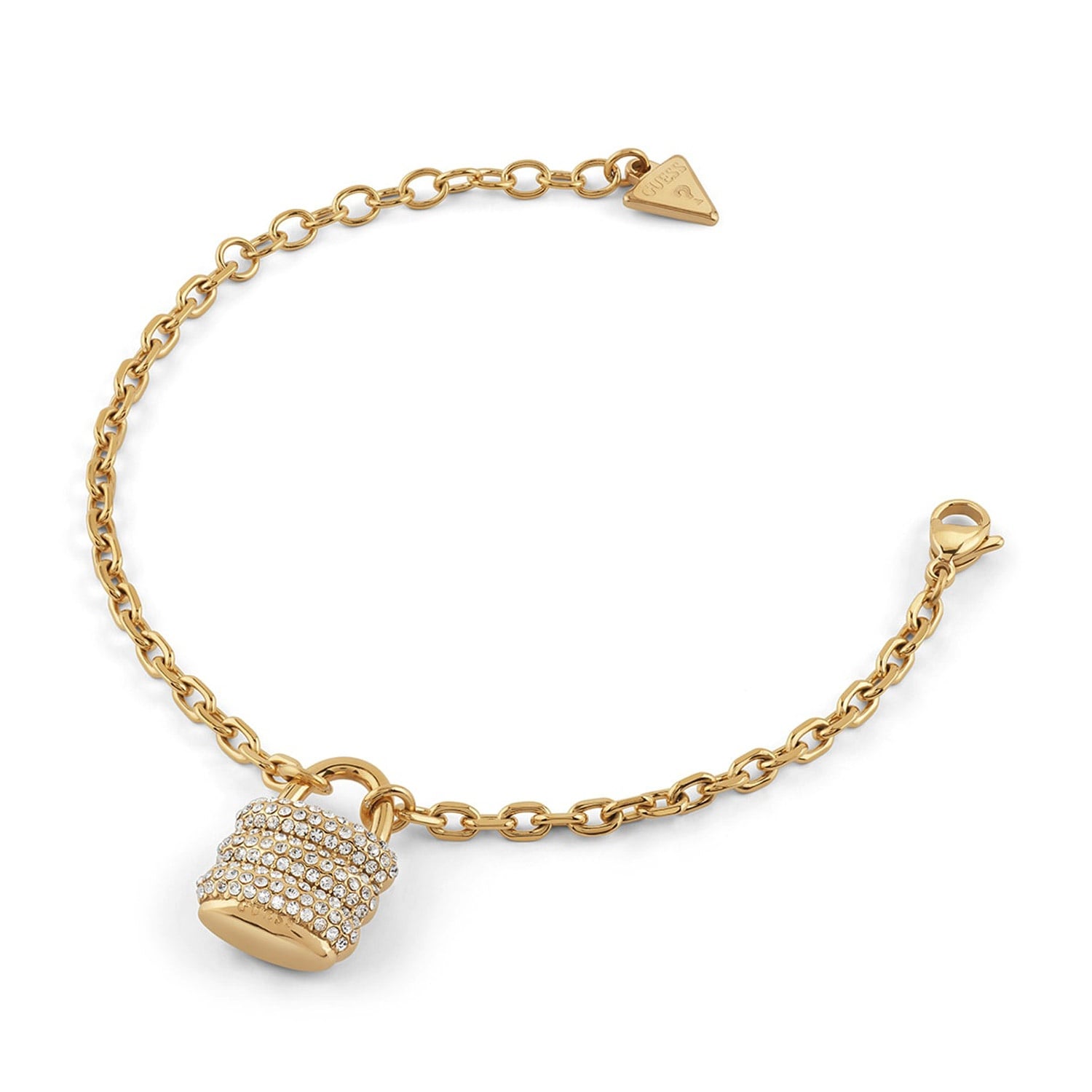 Guess JUBB05406JWYGS Damenarmband Padlock Goldfarben S