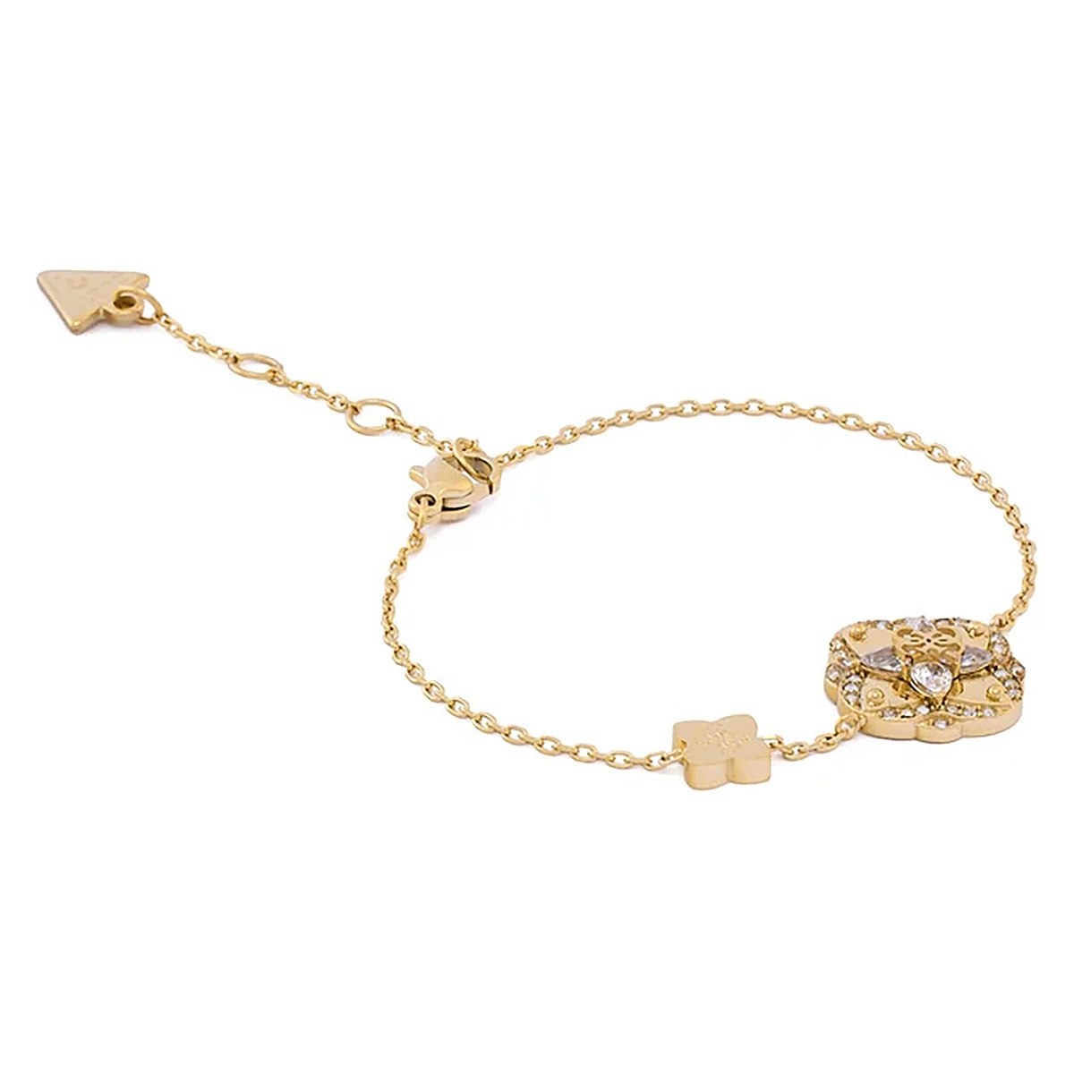 Guess JUBB05503JWYGS Damen-Armband Leaf Goldfarben S Guess JUBB05503JWYGS Damen-Armband Leaf Goldfarben S