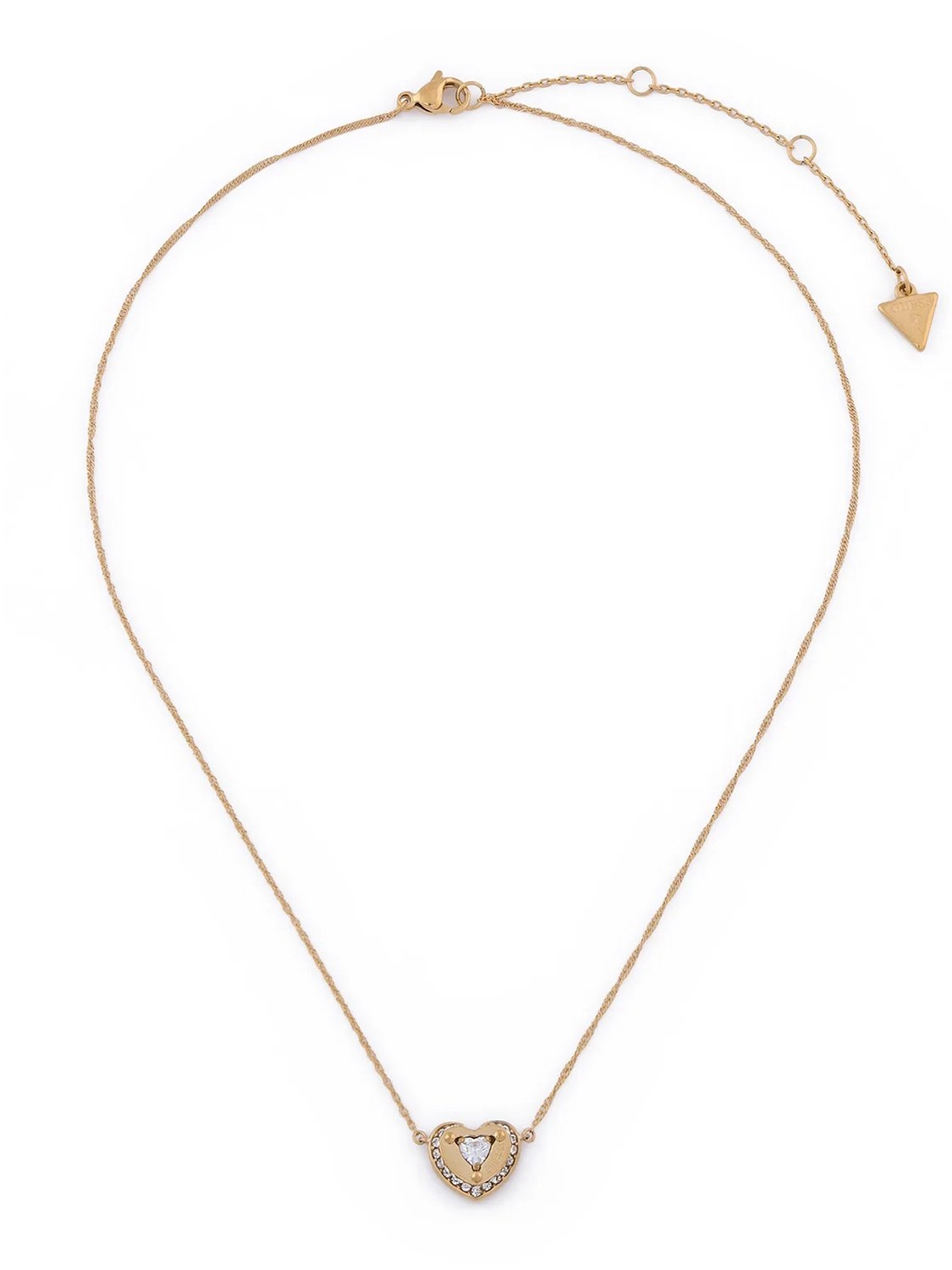 Guess JUBN05549JWYGT/U Damen-Kette Herz Goldfarben