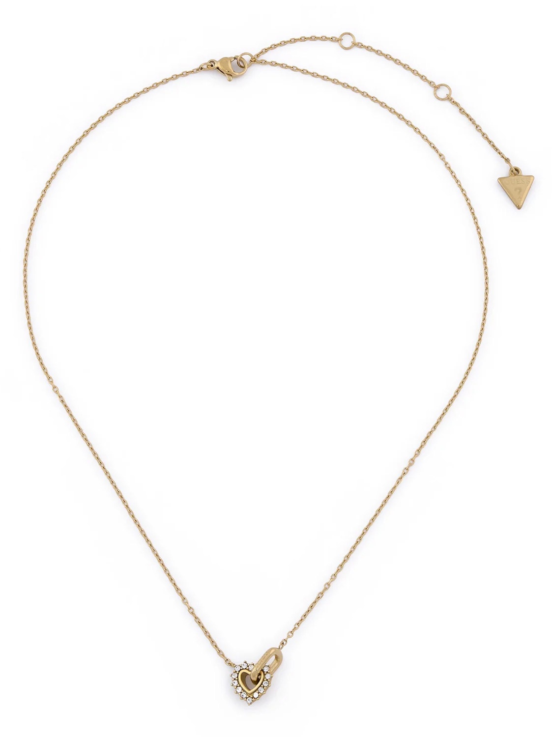 Guess JUBN05533JWYGT/U Damen-Kette Herz Goldfarben