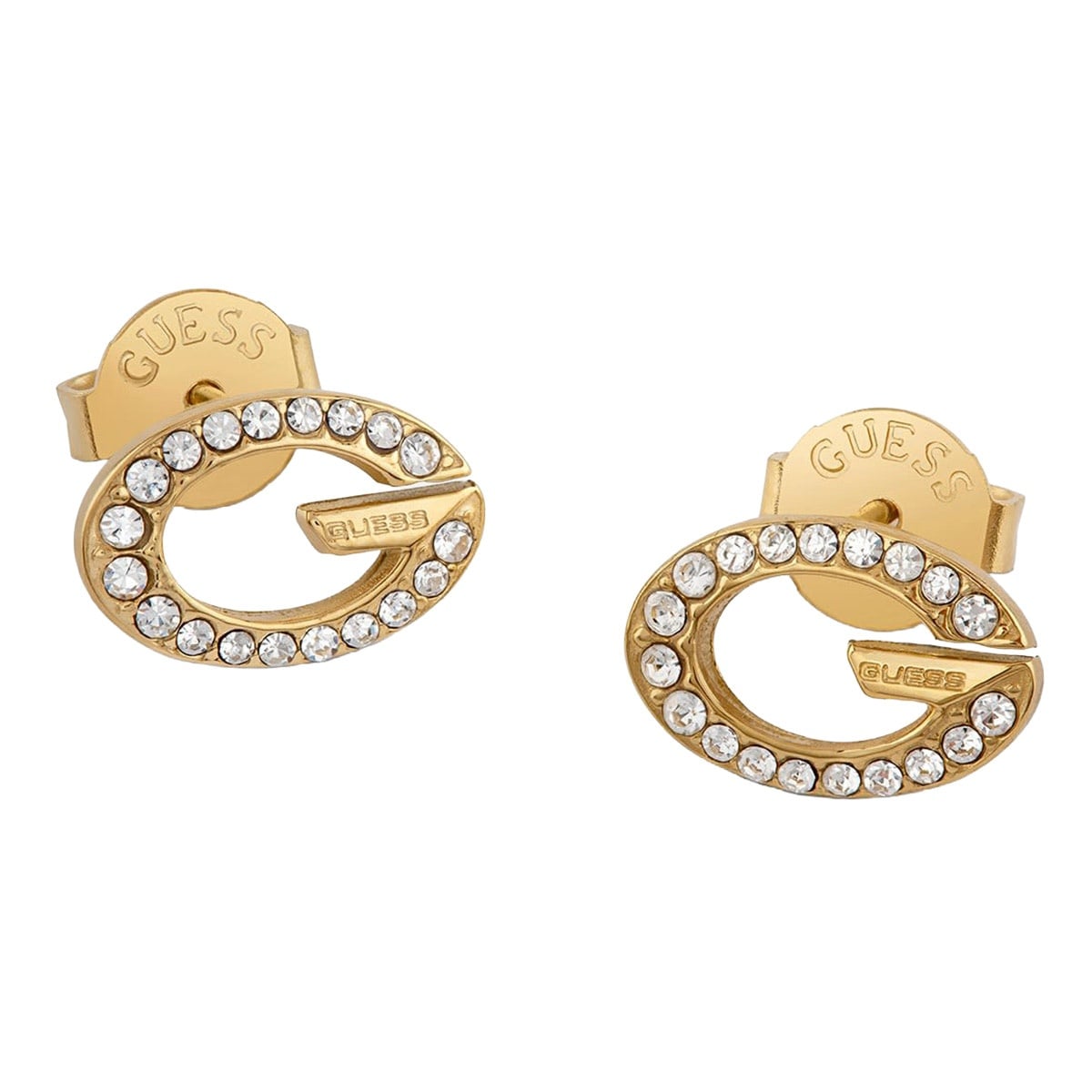 Guess JUBE06338JWYGT/U Damen-Ohrringe Camden Ohrstecker Goldfarben