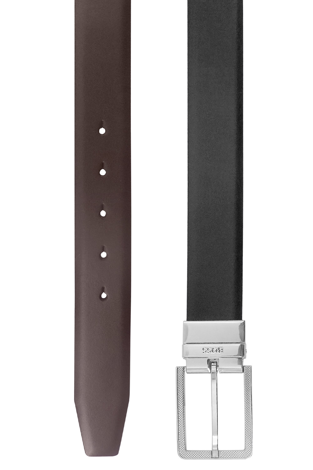 BOSS Herren-Ledergürtel Dunkelbraun Greg-G 50471278-205 • uhrcenter