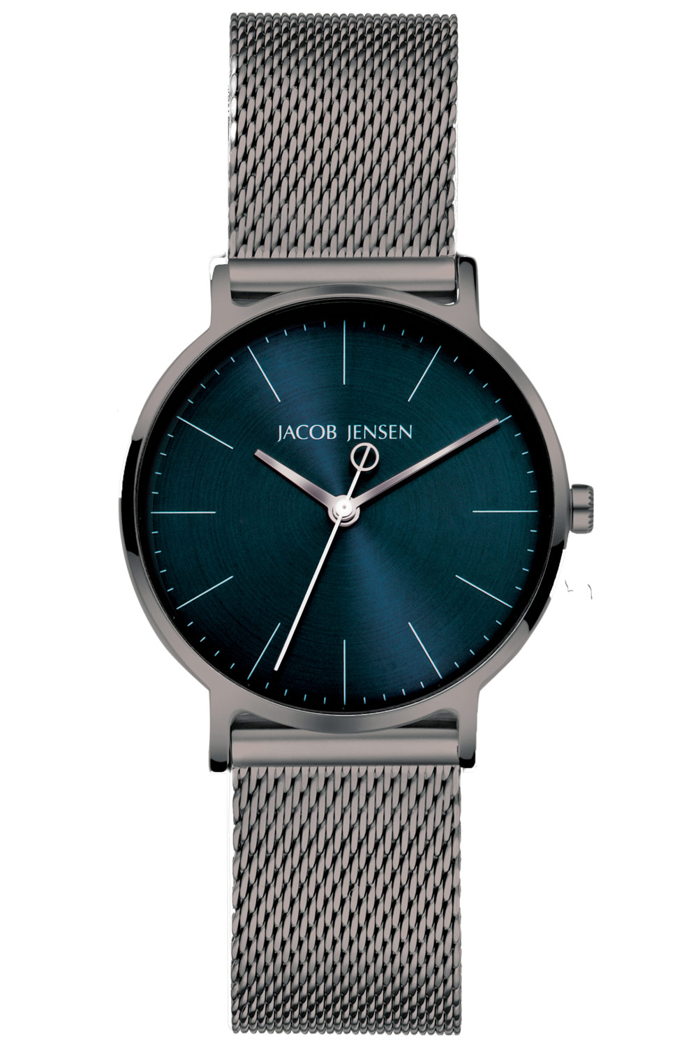 Jacob Jensen 177 Damenuhr Quarz Titan mit Meshband Blau Jacob Jensen 177 Damenuhr Quarz Titan mit Meshband Blau
