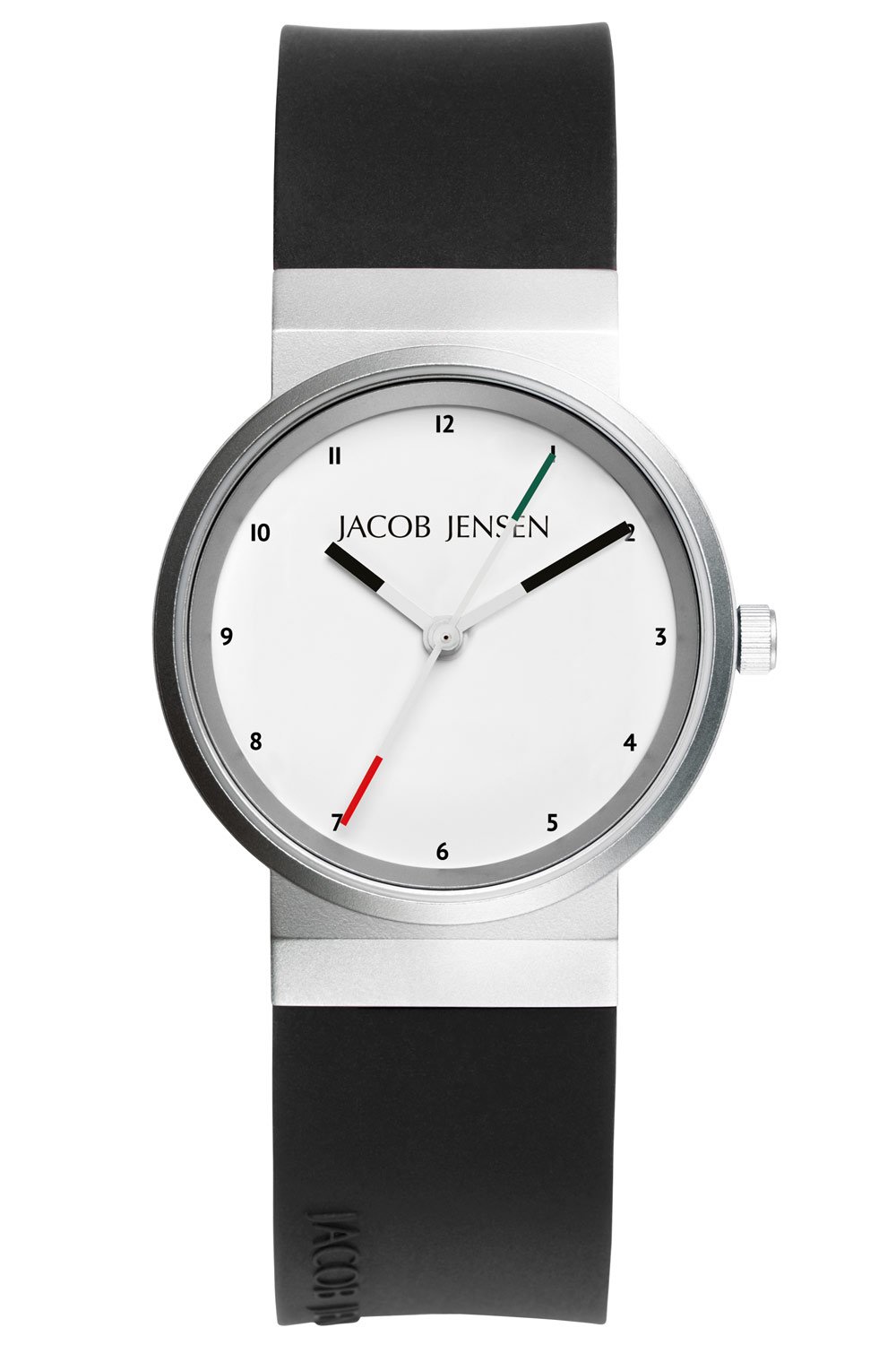 Jacob Jensen 656 Damenuhr Titan Quarz Schwarz/Weiß Jacob Jensen 656 Damenuhr Titan Quarz Schwarz/Weiß