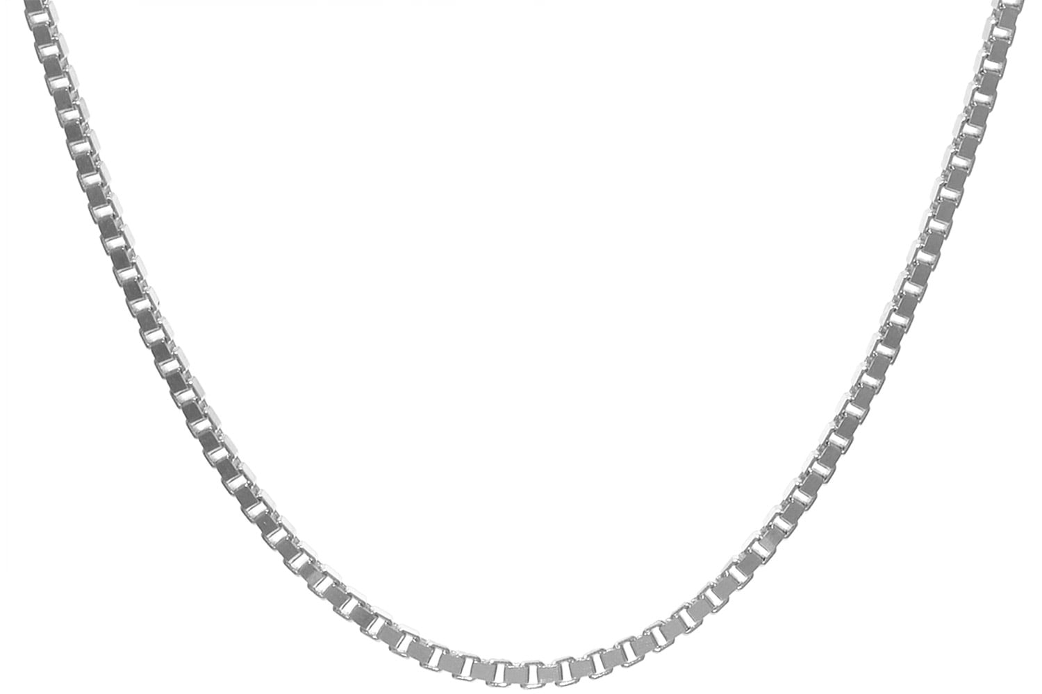 trendor Box Chain Necklace 925 Sterling Silver 1,2 mm 41185