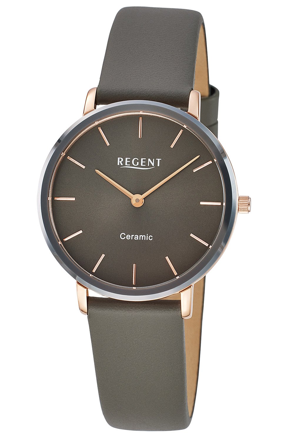 Regent F1587 Damenuhr Edelstahl/Keramik Ø 34 mm