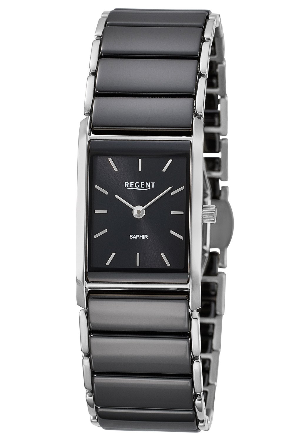 Regent F1583 Damenuhr Edelstahl/Keramik Schwarz Regent F1583 Damenuhr Edelstahl/Keramik Schwarz