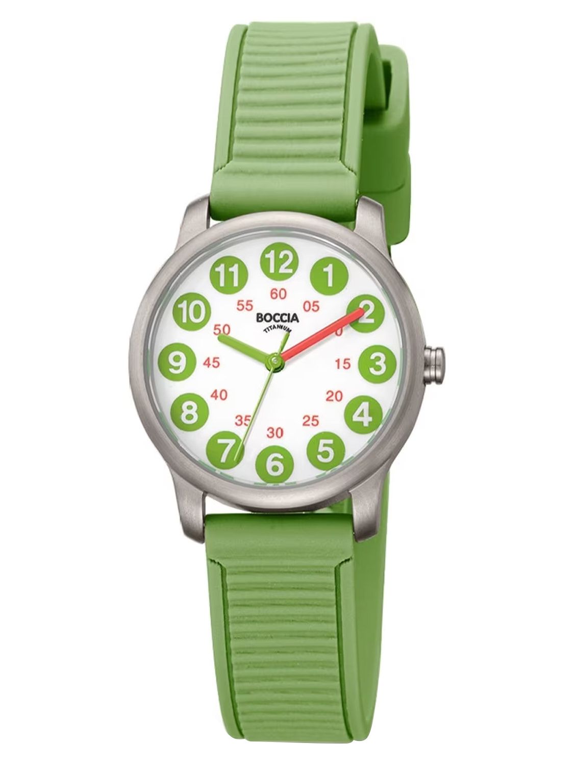 Boccia Kinder-Armbanduhr Titan Grün 3373-02 • uhrcenter