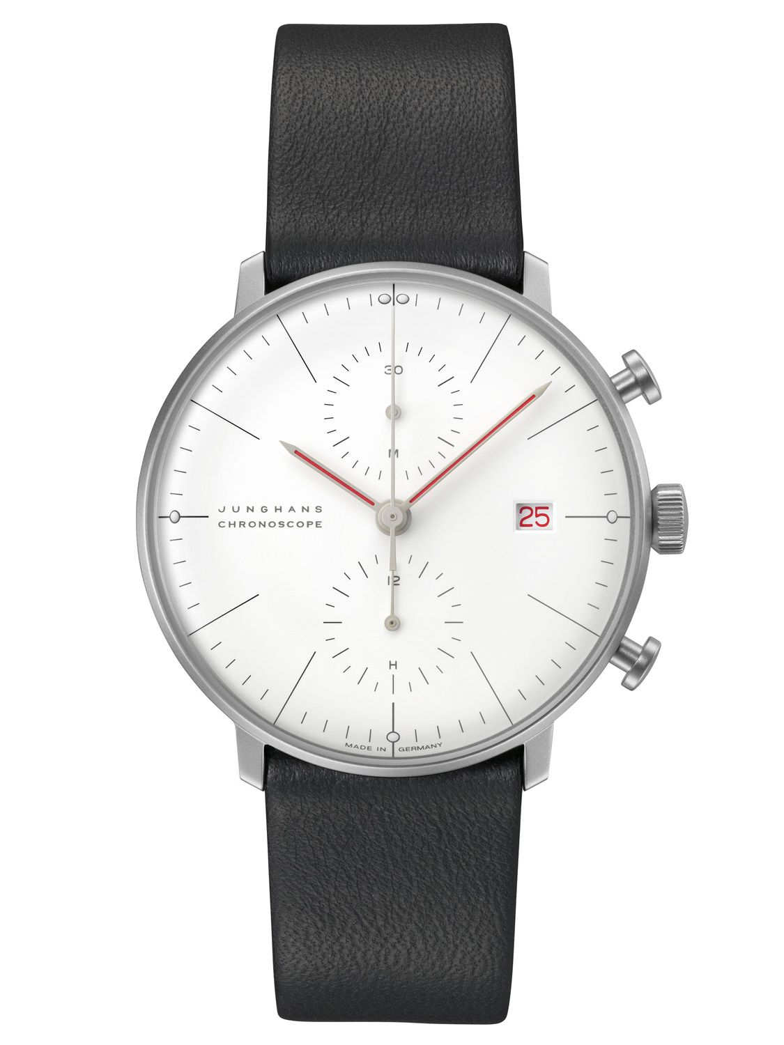 Junghans max bill Chronoscope Bauhaus Men s Watch 027 4303.02