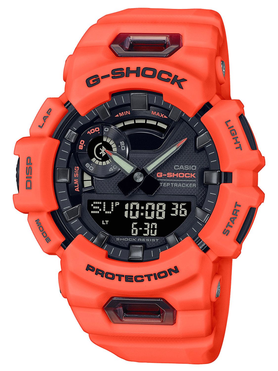 Casio GBA-900-4AER G-Shock G-Squad AnaDigi Men's Watch Neon Orange
