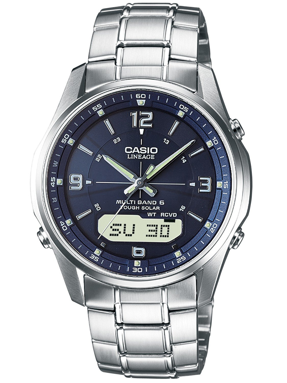 Casio Gents Solar Radio Watch LCW M100DSE 2AER uhrcenter