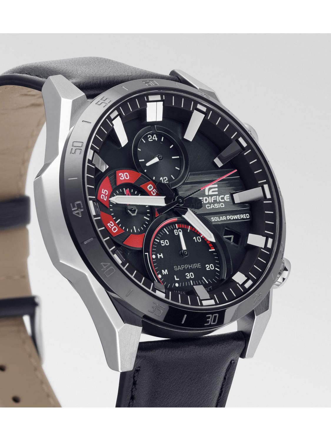 Casio Edifice Men\'s Watch Solar Black/Red EFS-S620BL-1AVUEF • uhrcenter