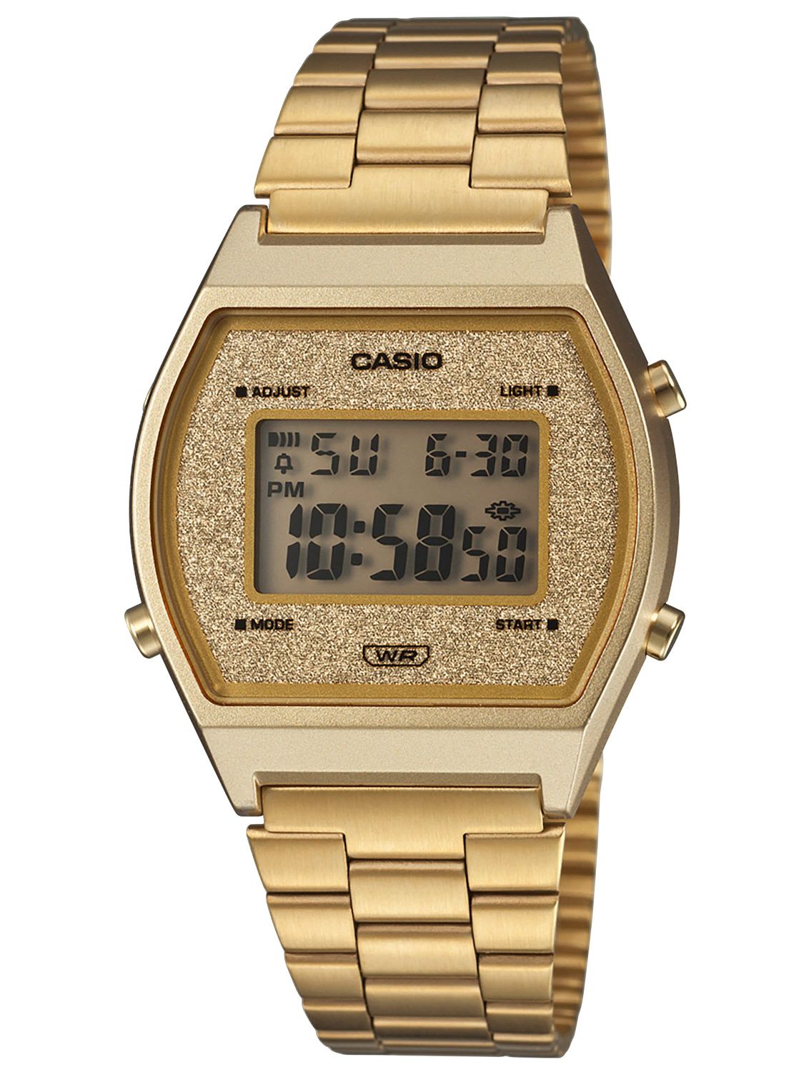 casio gold tone digital watch