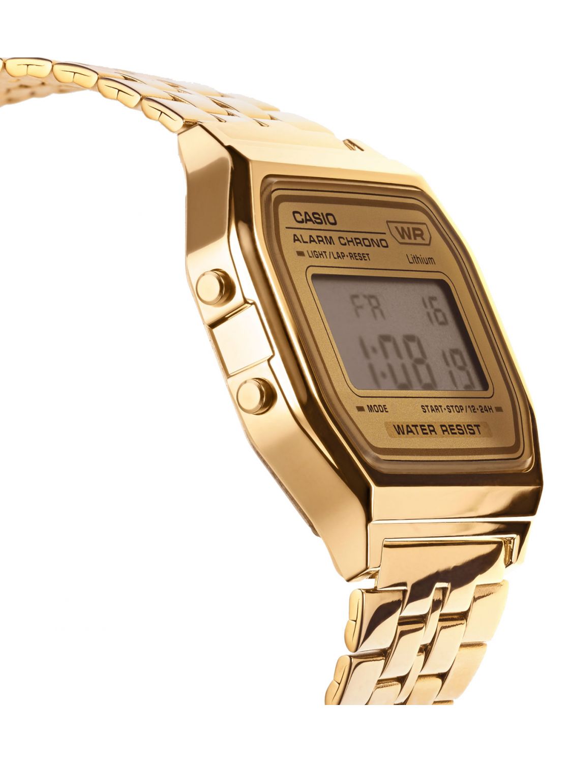 Casio Vintage Digital Watch Gold Tone A158WETG-9AEF • uhrcenter