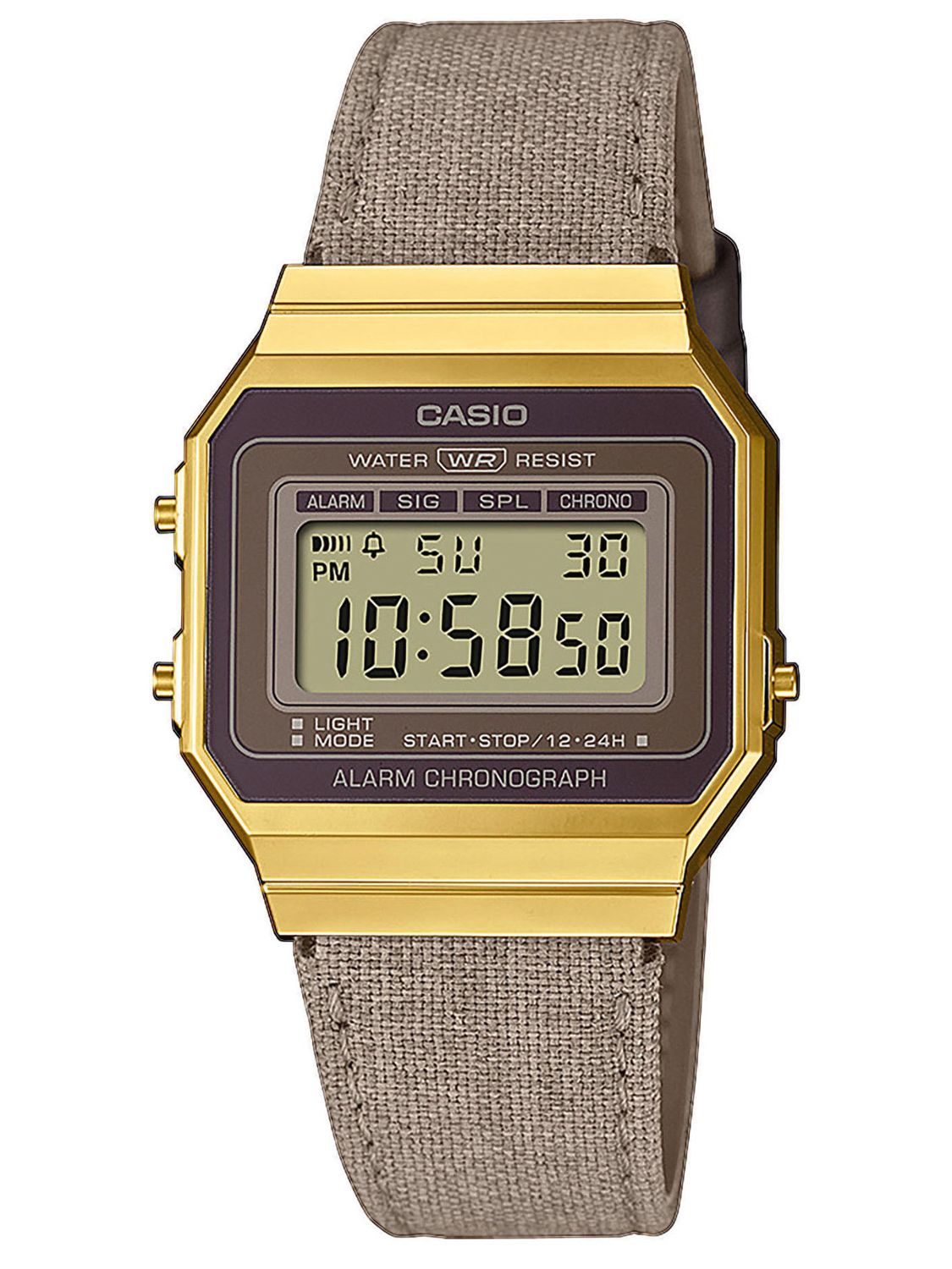 Casio UNISEX - Digitaluhr - gold-coloured/goldfarben 