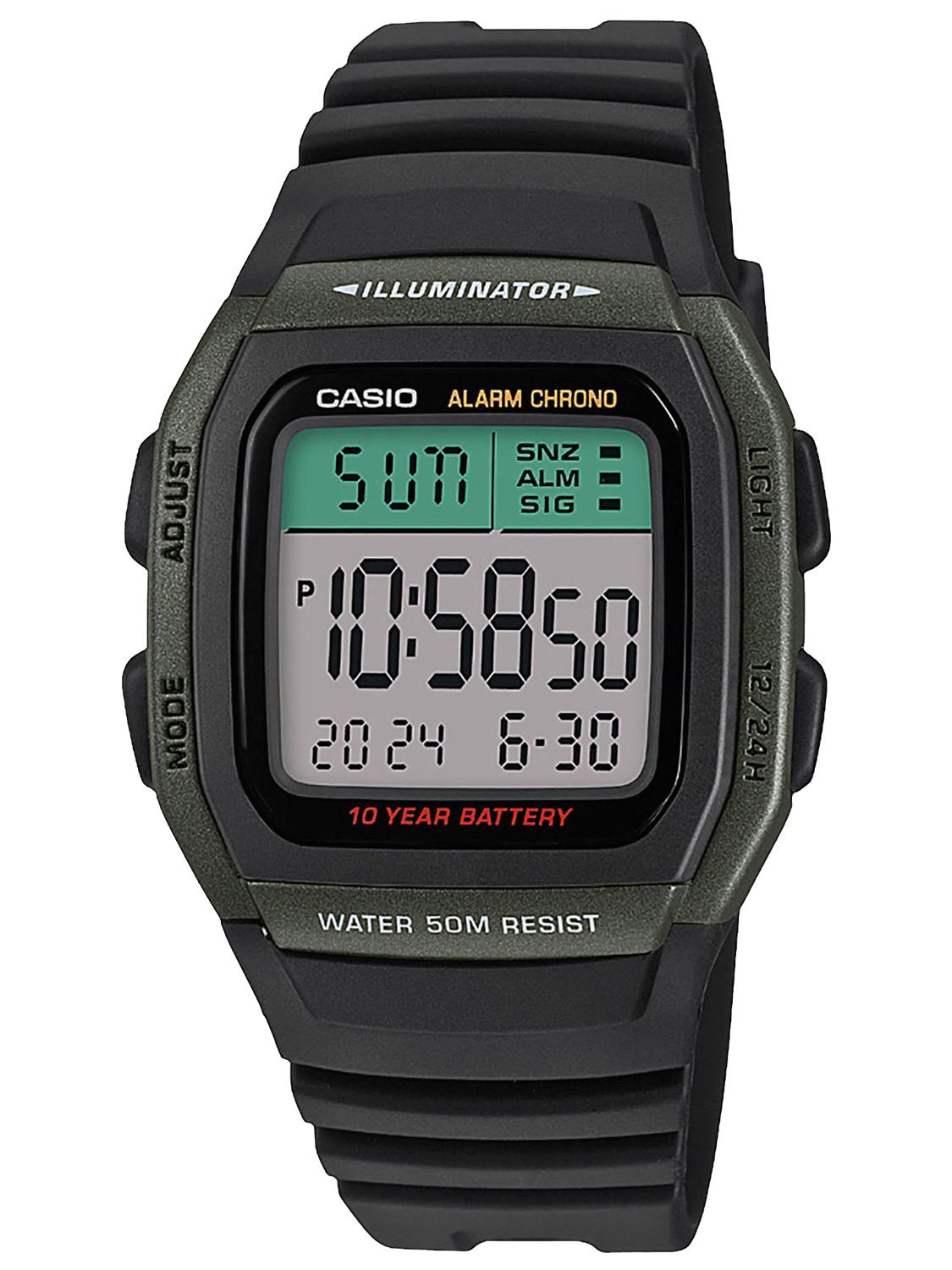 Casio W 96h 3avef Digital Watch Uhrcenter Watches Shop