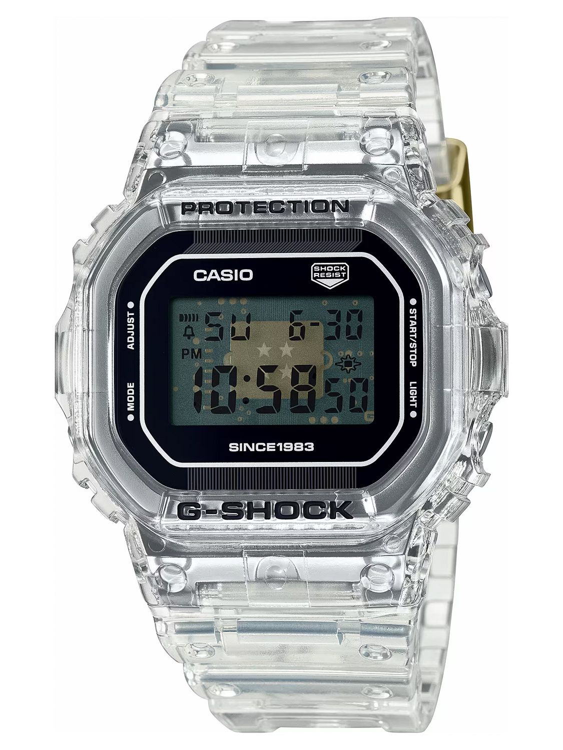 Casio G-Shock Digital Watch 40th Anniversary Clear Remix DW-5040RX 