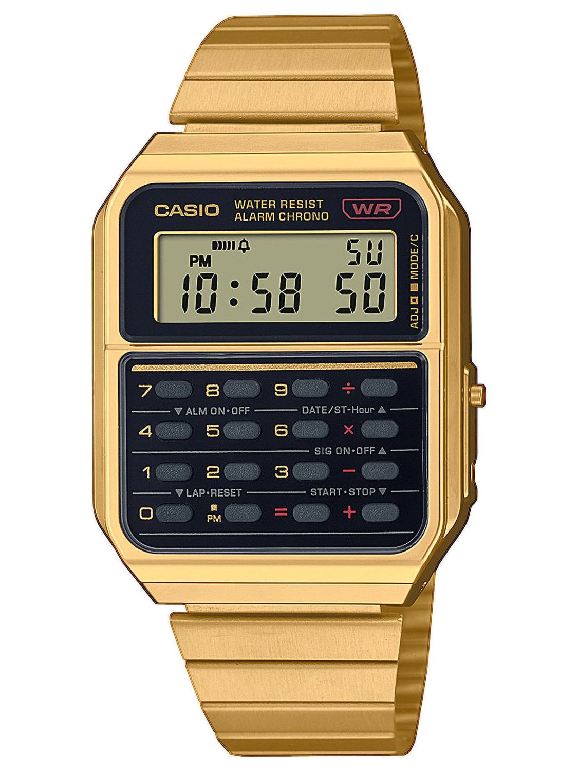 Casio UNISEX - Digitaluhr - gold-coloured/goldfarben 