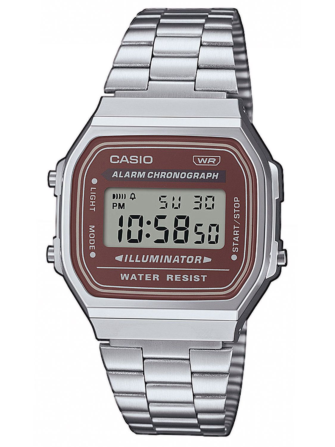 Casio Vintage Iconic Digital Watch Dark Brown A168WA-5AYES • uhrcenter