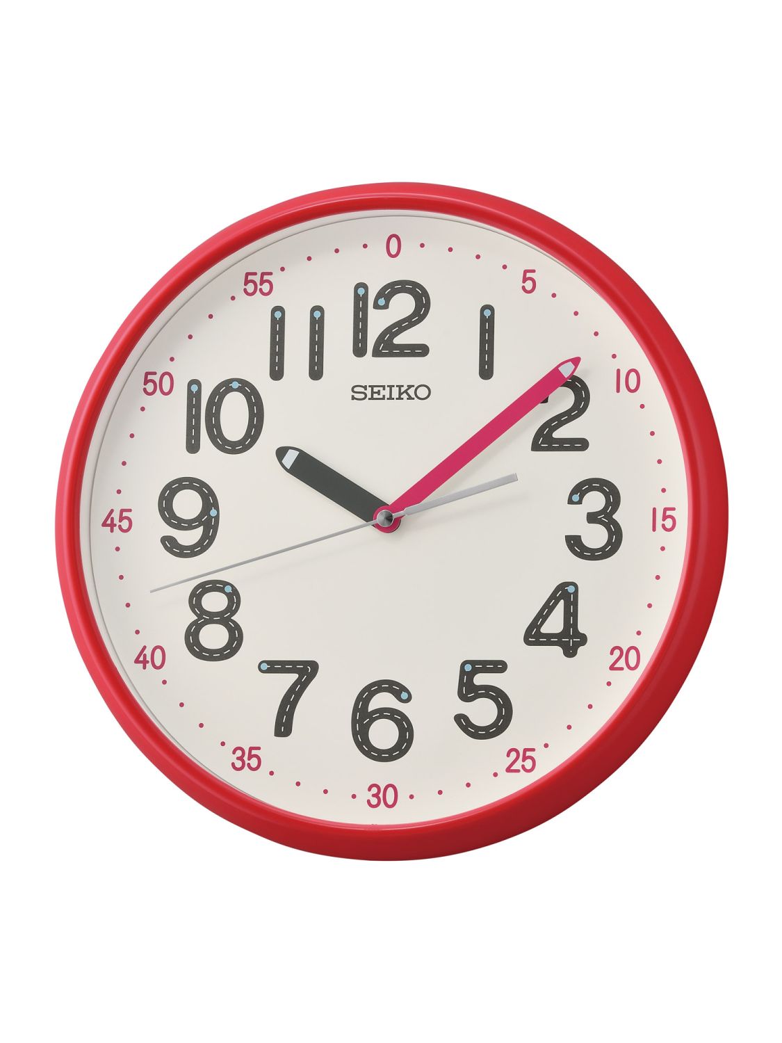 SEIKO QXA793R Wall Clock Quartz Red • uhrcenter Clocks Shop
