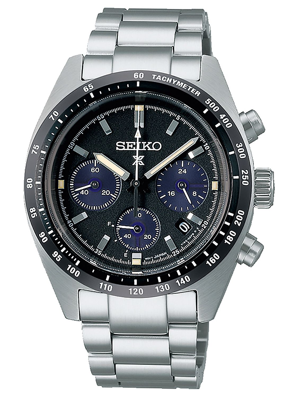 Seiko SSC819P1 Prospex Speedtimer Men's Watch Solar Black