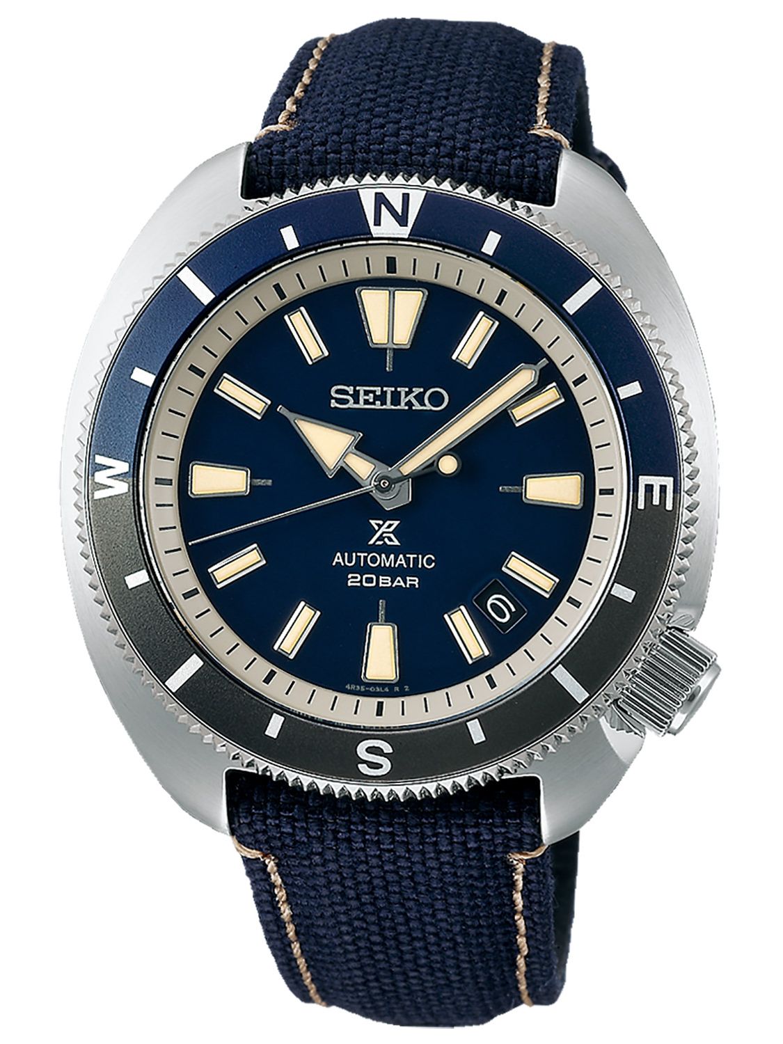 Seiko SRPG15K1 Prospex Land Tortoise Men's Watch Automatic Blue