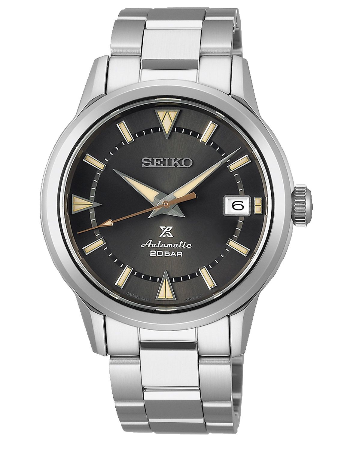 Seiko SPB243J1 Prospex Land Wristwatch Alpinist Steel/Anthracite