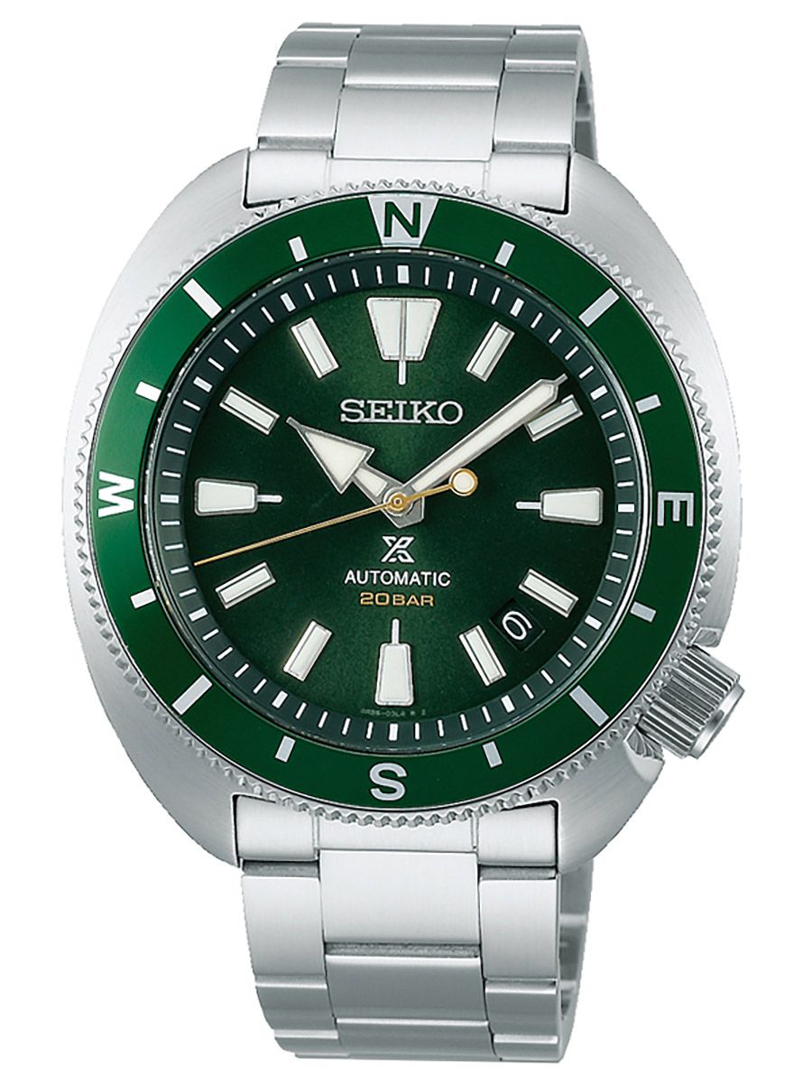 Seiko SRPH15K1 Prospex Land Men's Automatic Watch Steel/Green