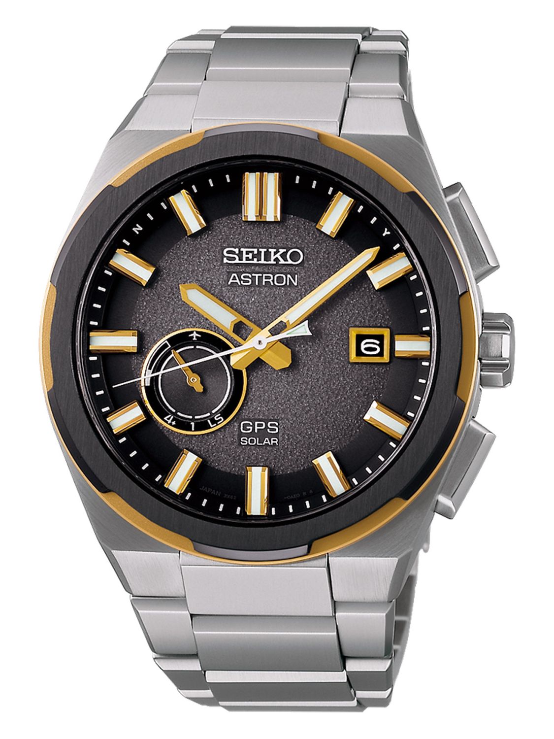 Seiko Astron GPS Solar Men s Watch Titanium Bicolour SSJ026J1 uhrcenter