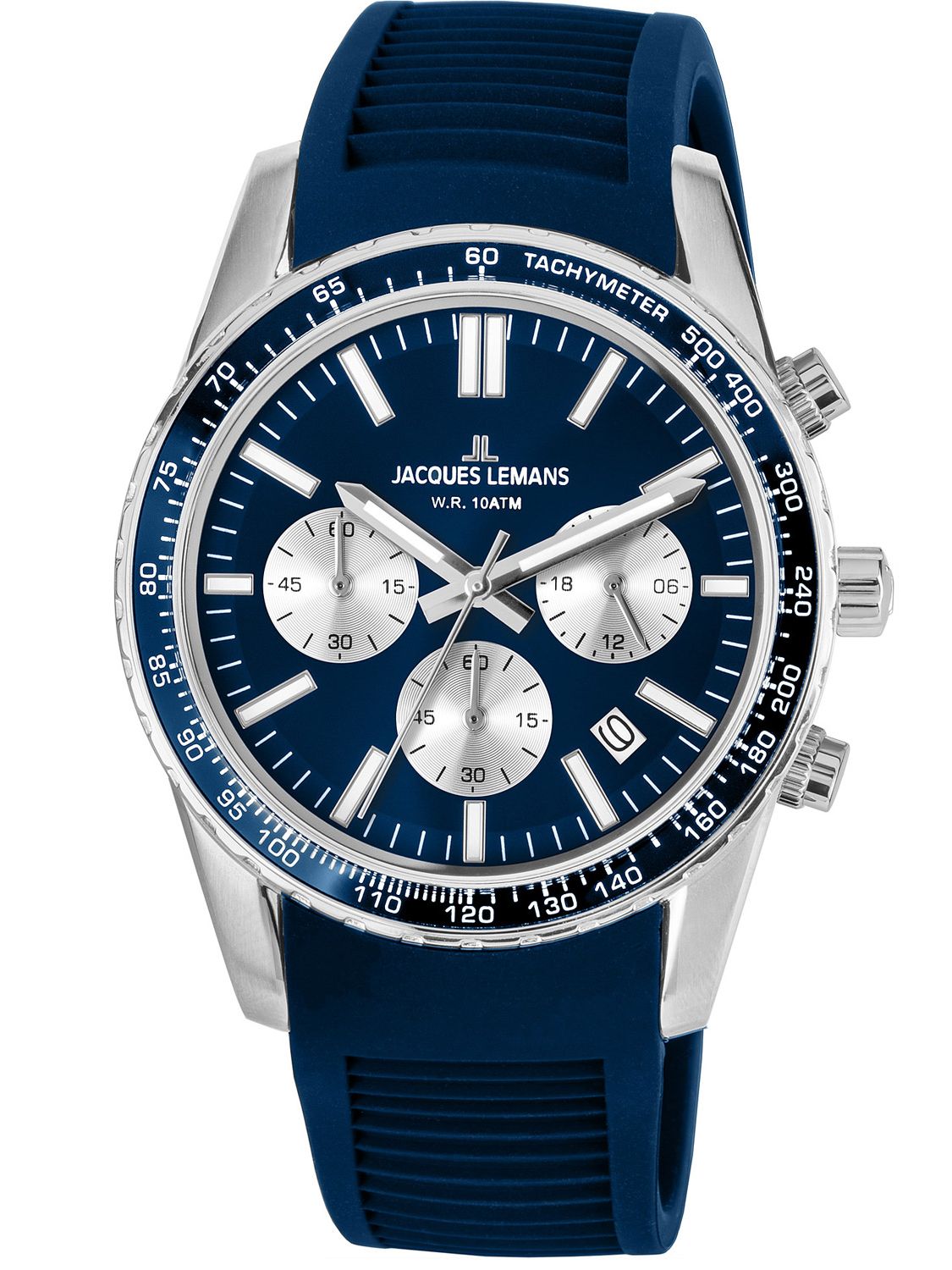 Jacques Lemans Wristwatch Chronograph Liverpool Blue Ø uhrcenter 39 mm • 1-2059C