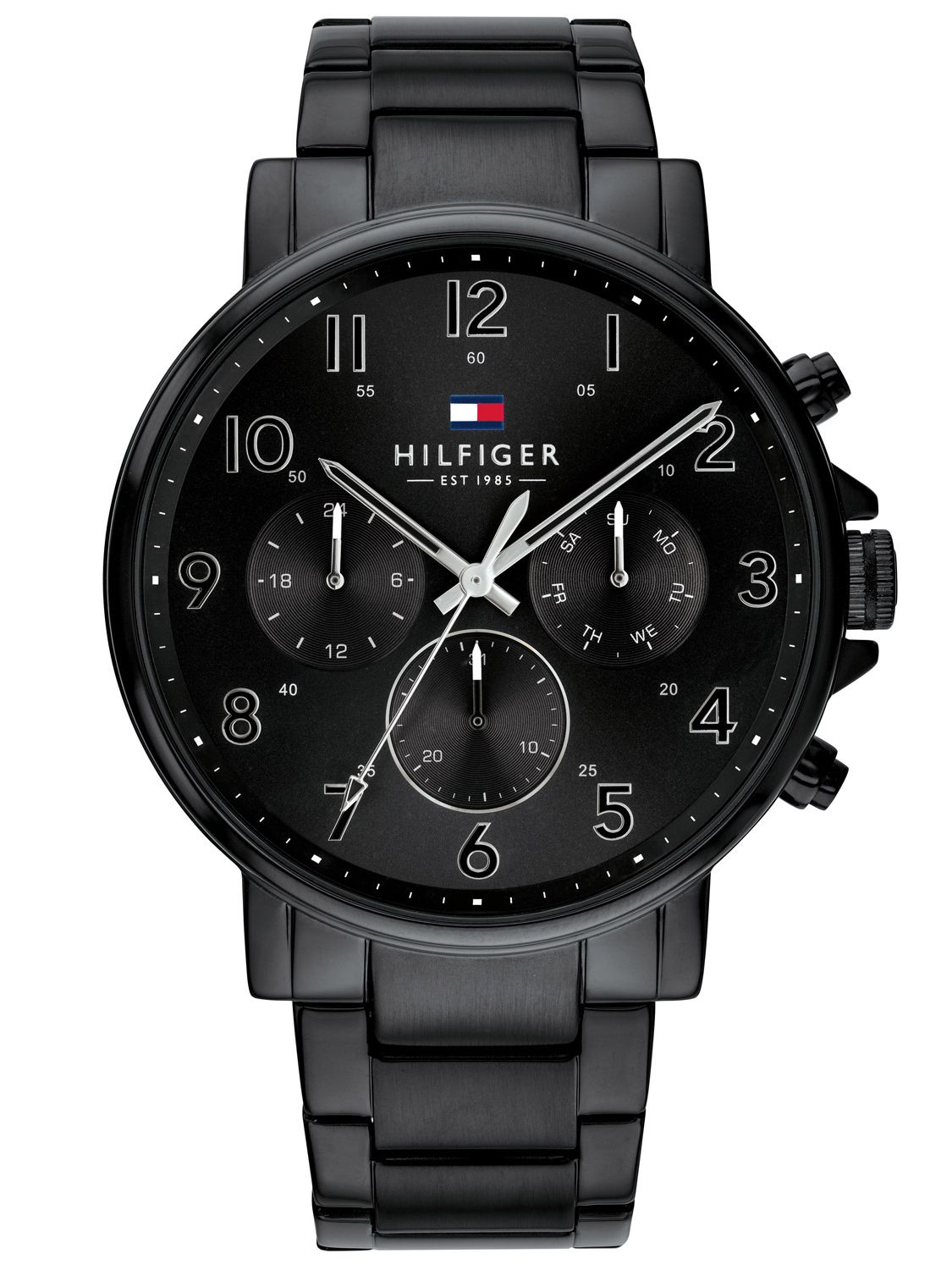 tommy hilfiger watches for men black