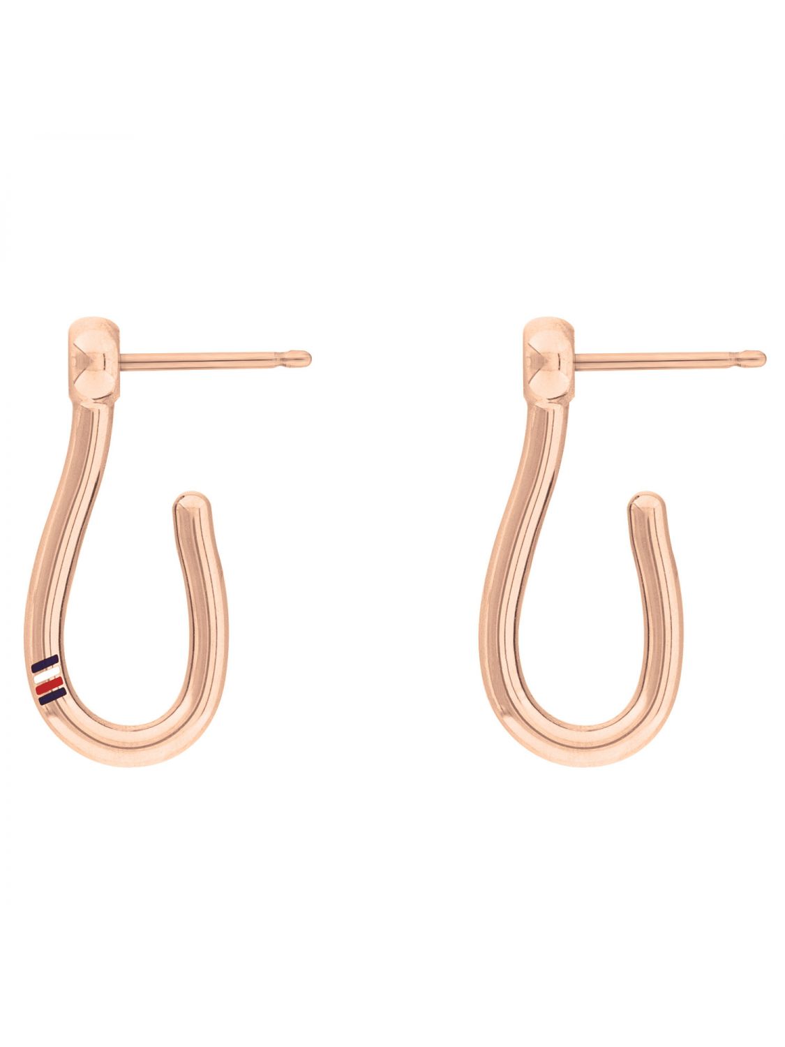 tommy hilfiger rose gold earrings