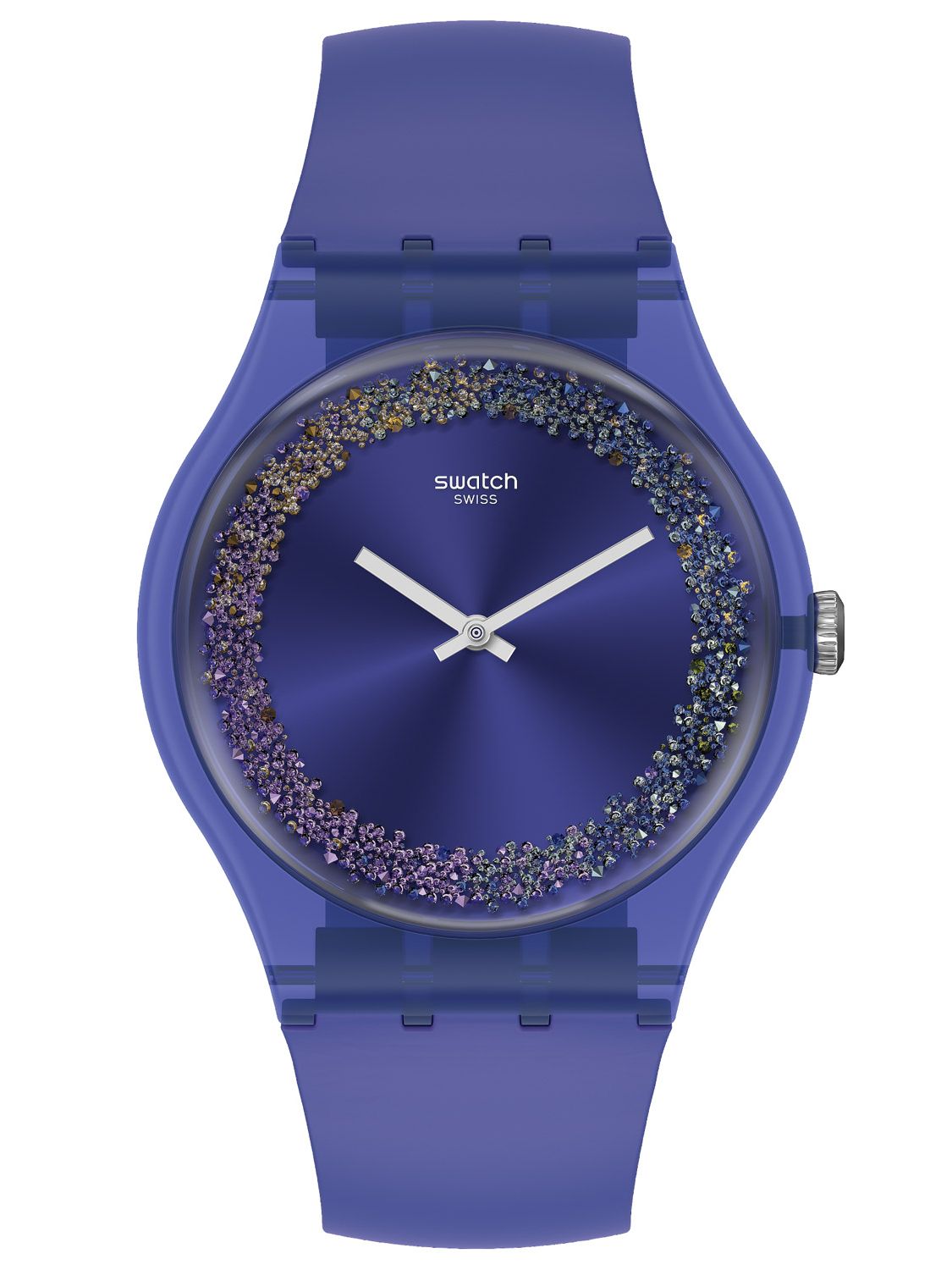 swatch damen uhr flach violett swatch damen uhr flach violett