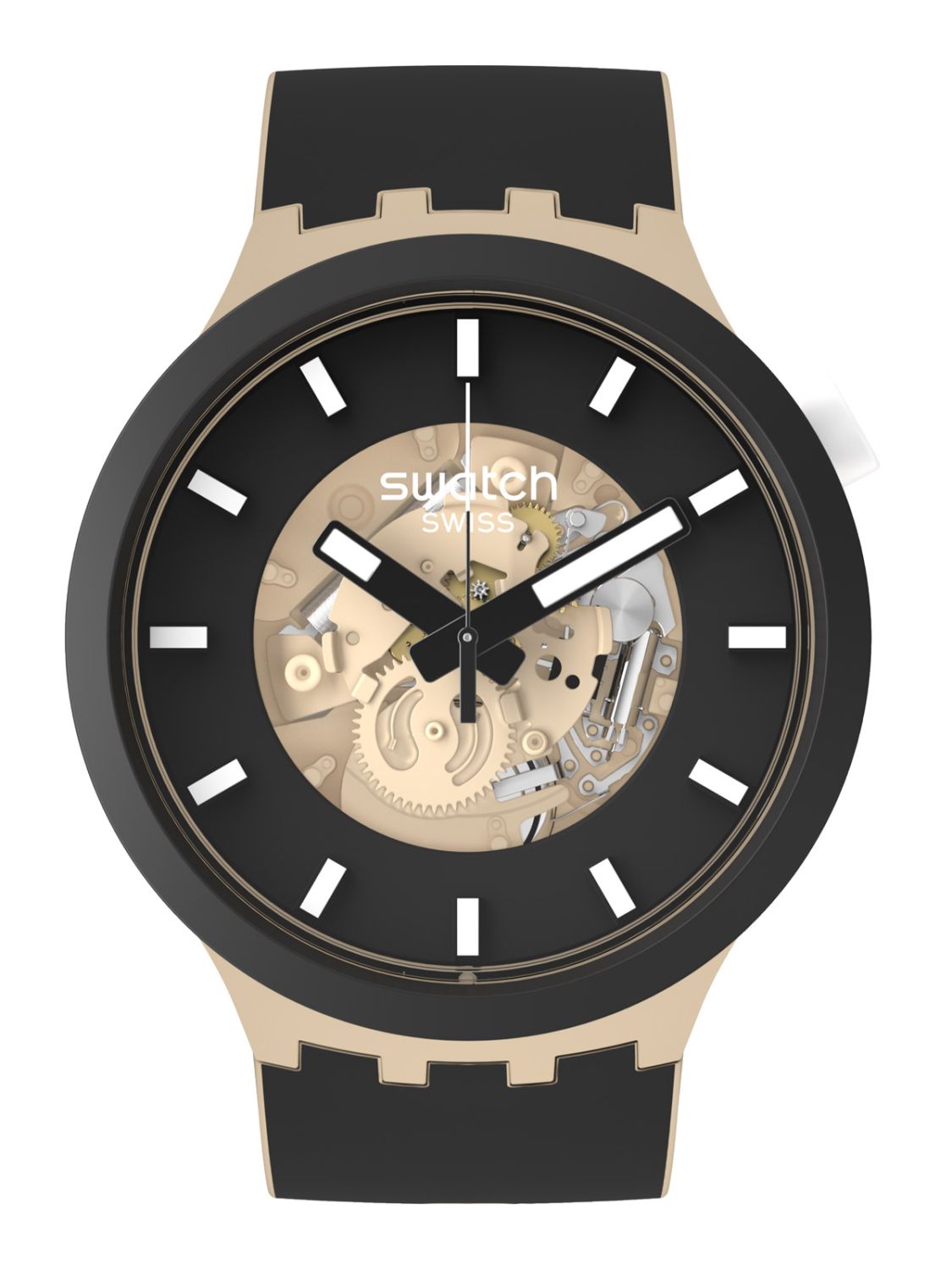 Swatch Big Bold Bioceramic Watch Time for Taupe SB03C100