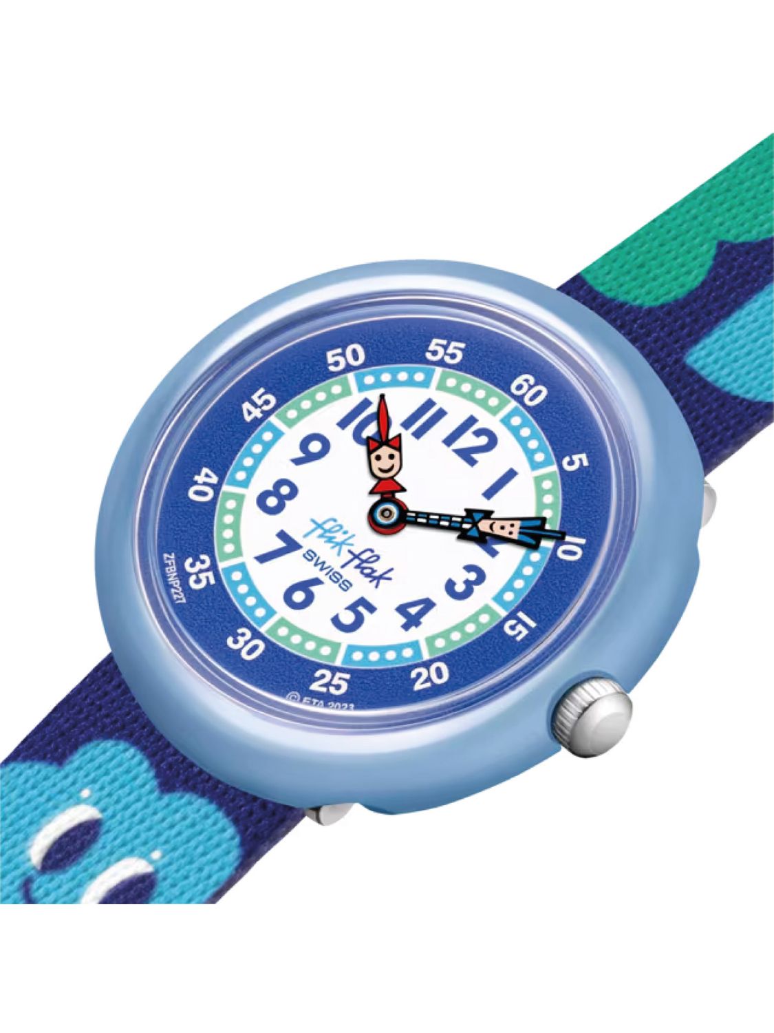 Flik Flak Kids Watch Smiling Clouds FBNP227 order at uhrcenter