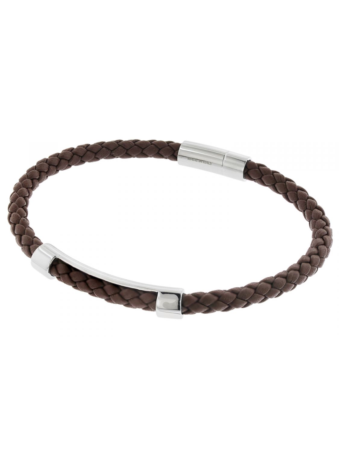Hugo Boss Jewelry Men Stainless Steel & Light Brown Leather Leather Bracelet  - 1580046: Buy Online at Best Price in UAE - Amazon.ae