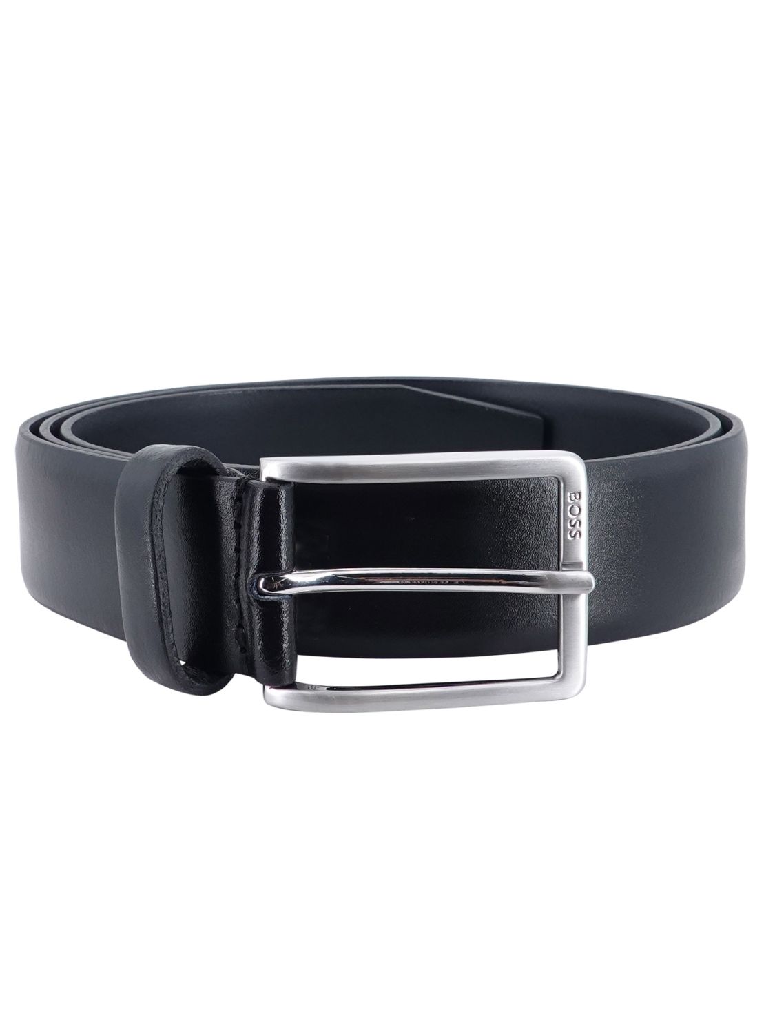Hugo Boss Galliz 2 x Buckle Black Leather Reversible Belt