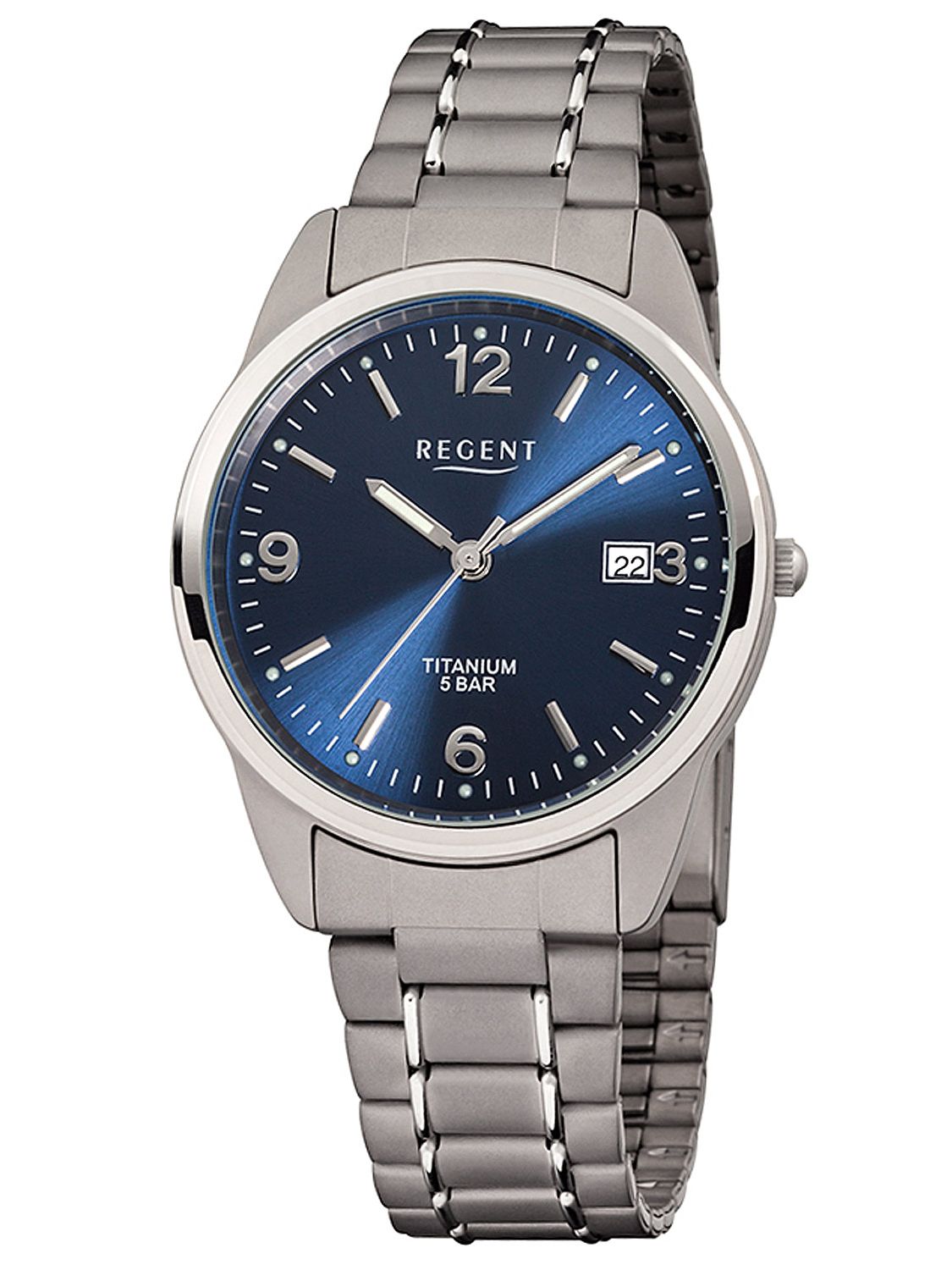 Regent Men's Wristwatch Titanium Ø 36 mm F-433 • uhrcenter