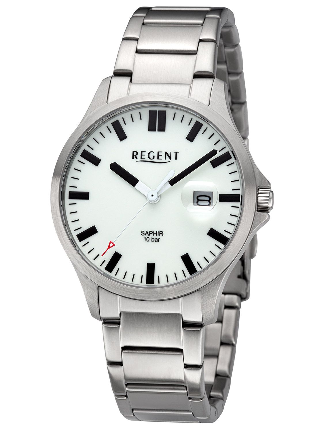 Regent Herren-Armbanduhr 10 Bar mit Leuchtzifferblatt 11150779 • uhrcenter