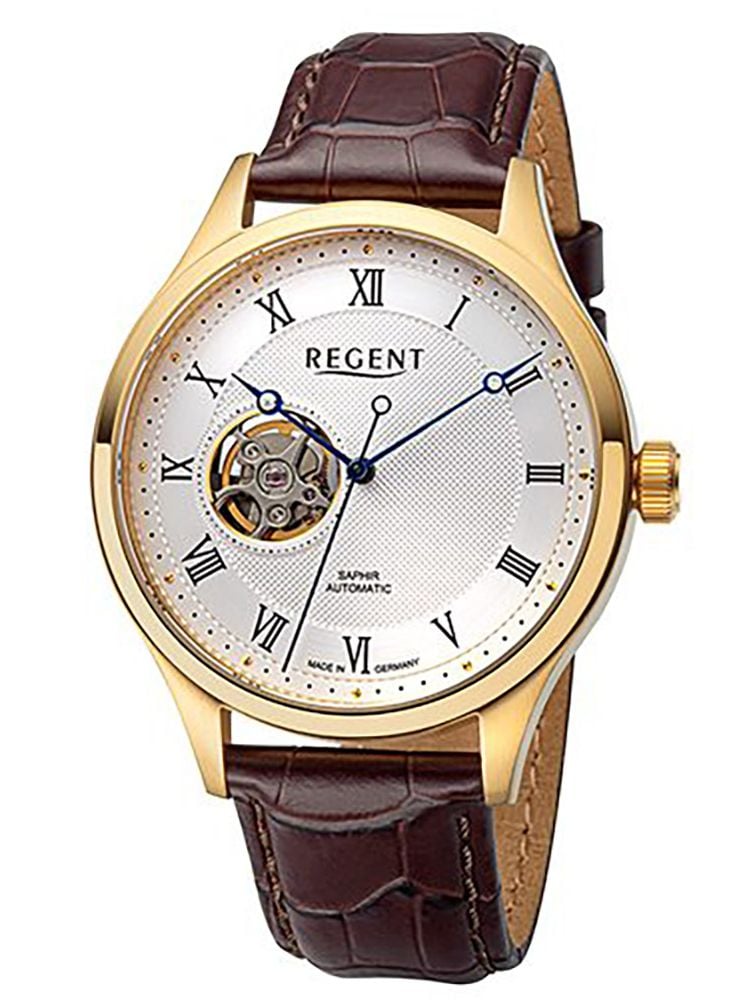 Regent Herren-Armbanduhr Automatik Heart Open • uhrcenter 1150104