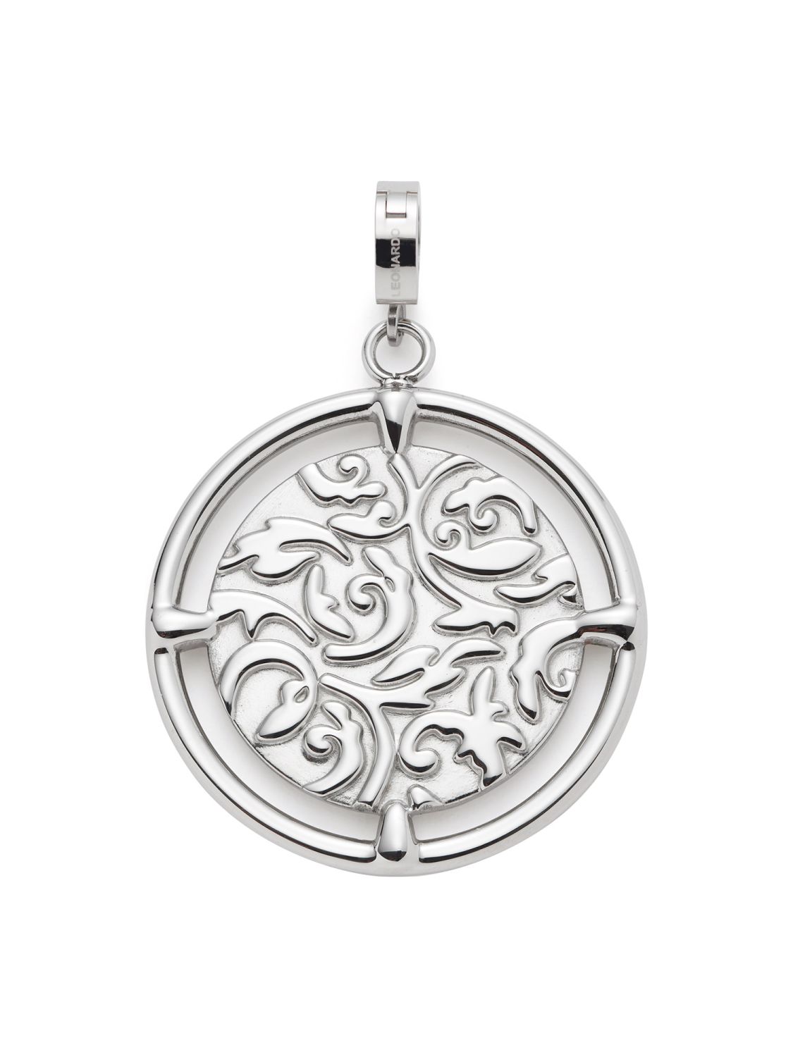 JEWELS BY LEONARDO Stern Anhänger - Silberfarbener Edelstahl Mit Zirkonia Steinen