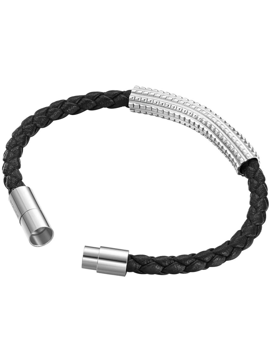 Police Herren-Armband Urban Texture Leder Schwarz PEAGB0001102 • uhrcenter | Armbänder