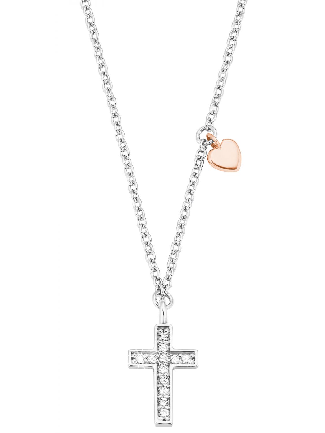 s.Oliver Kinder-Halskette für Mädchen Kreuz 925 Silber 2028451 • uhrcenter