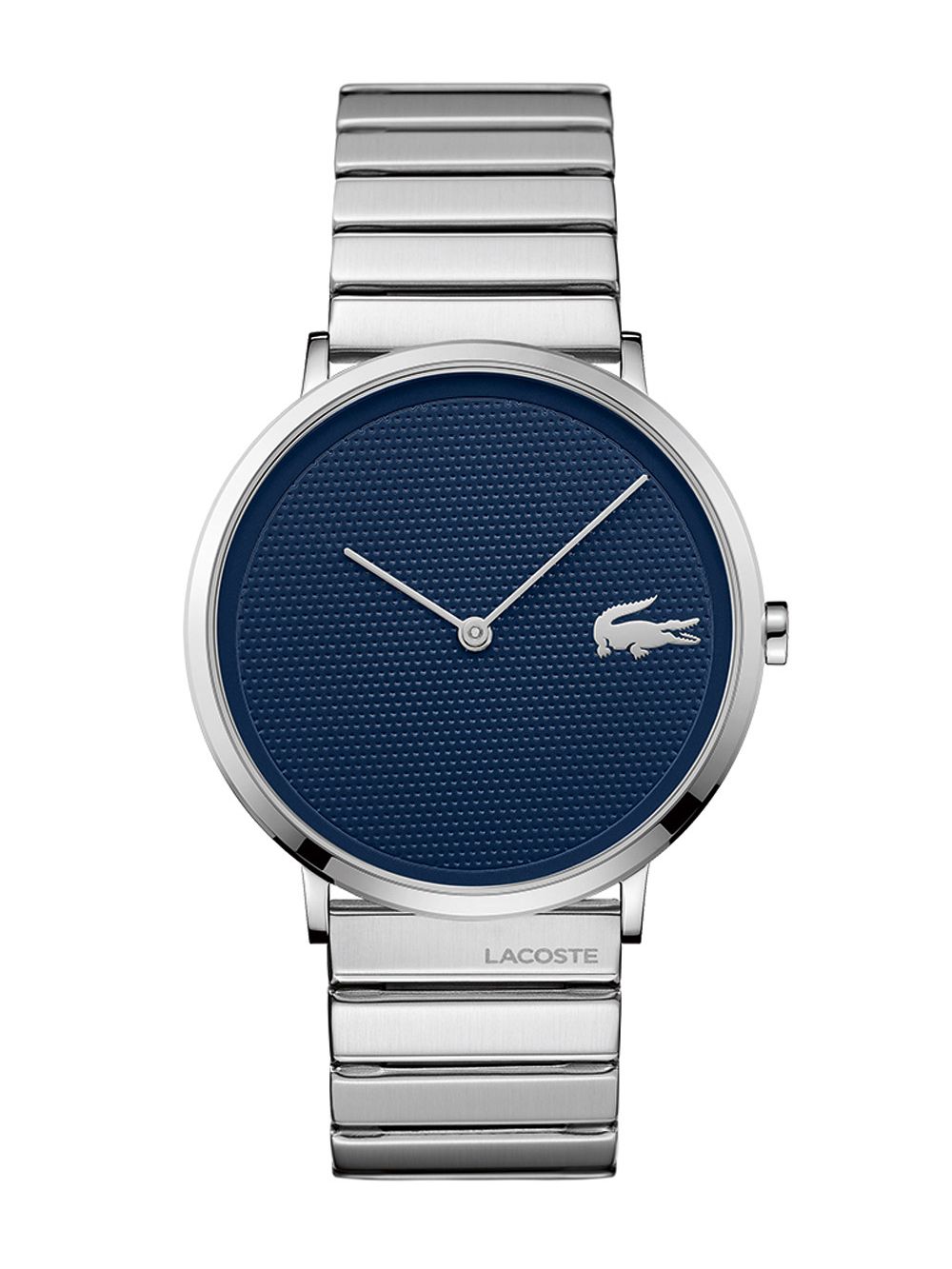 black and blue lacoste watch