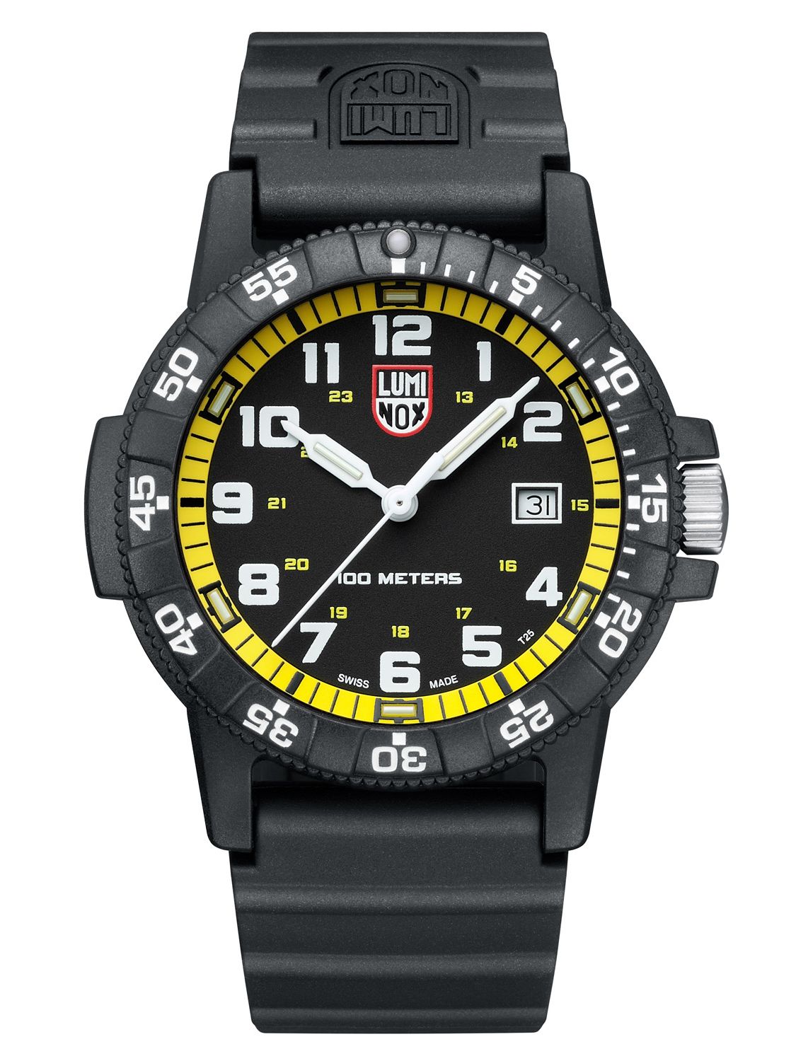 Luminox Men s Watch Leatherback Sea Turtle Giant Black Yellow XS