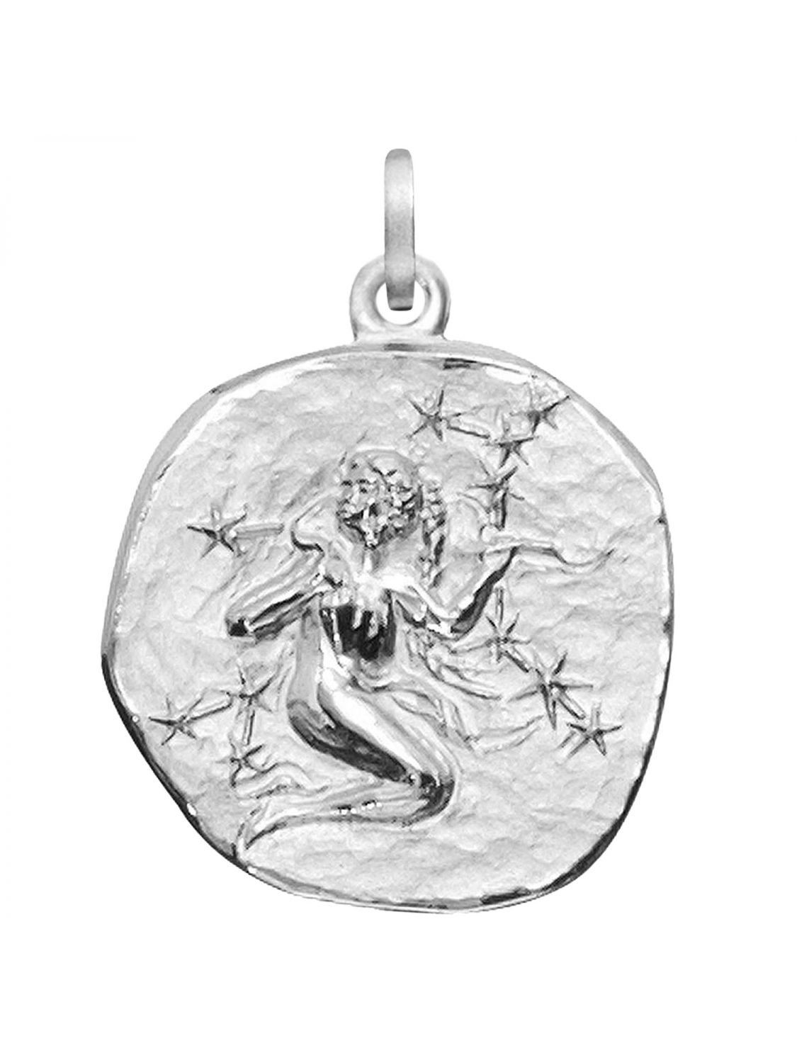 Jungfrau Sternzeichen groß Silber 925 Kettenanhänger Jungfrau Sterlingsilber