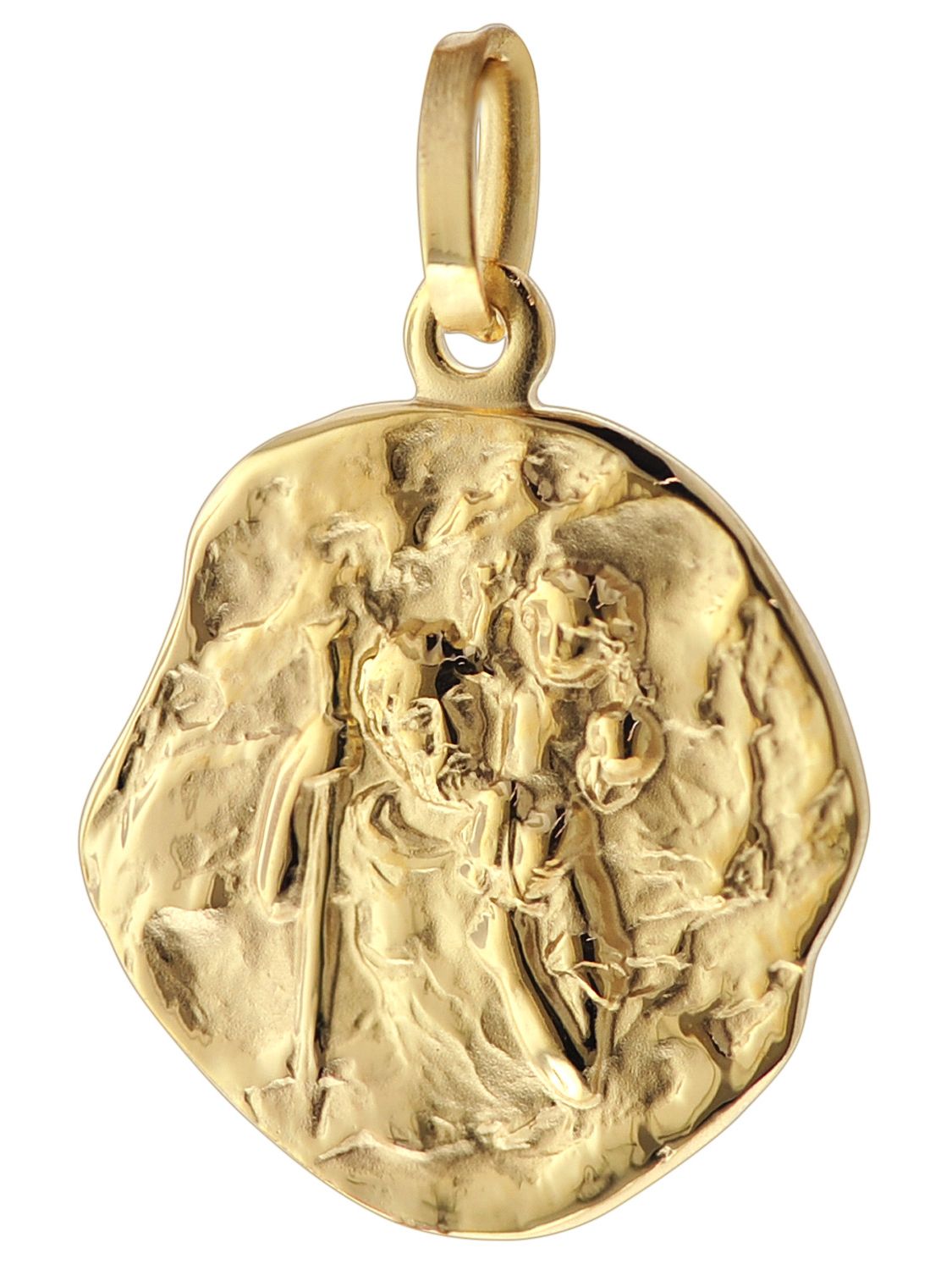 trendor Christophorus Pendant Gold 333 (8 ct.) with Gold Plated