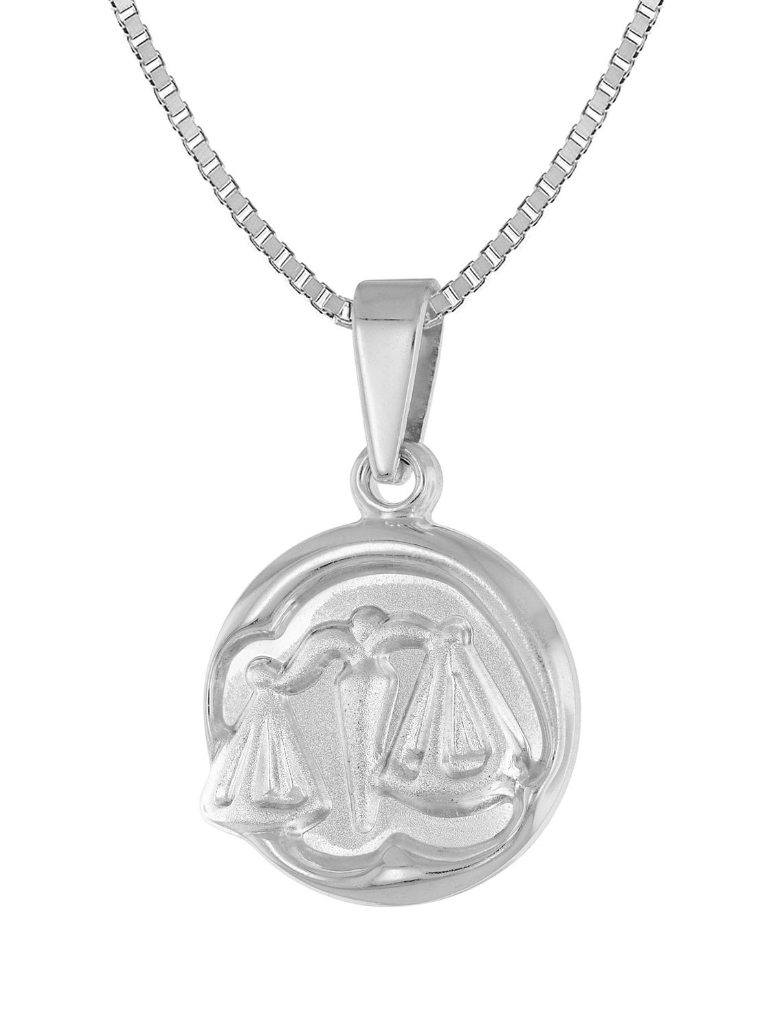 Libra Zodiac Necklace 92.5 Italy Silver | Shopee Philippines