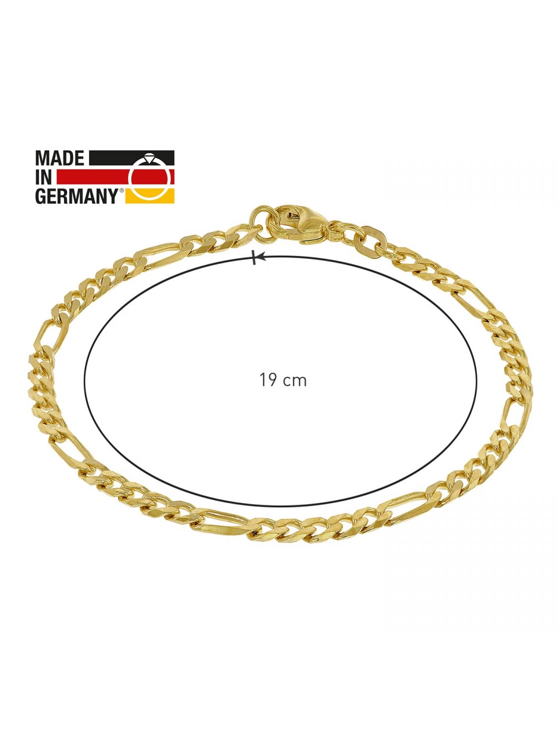 Bony Levy Men's 14K Gold Figaro Chain Bracelet | Nordstrom