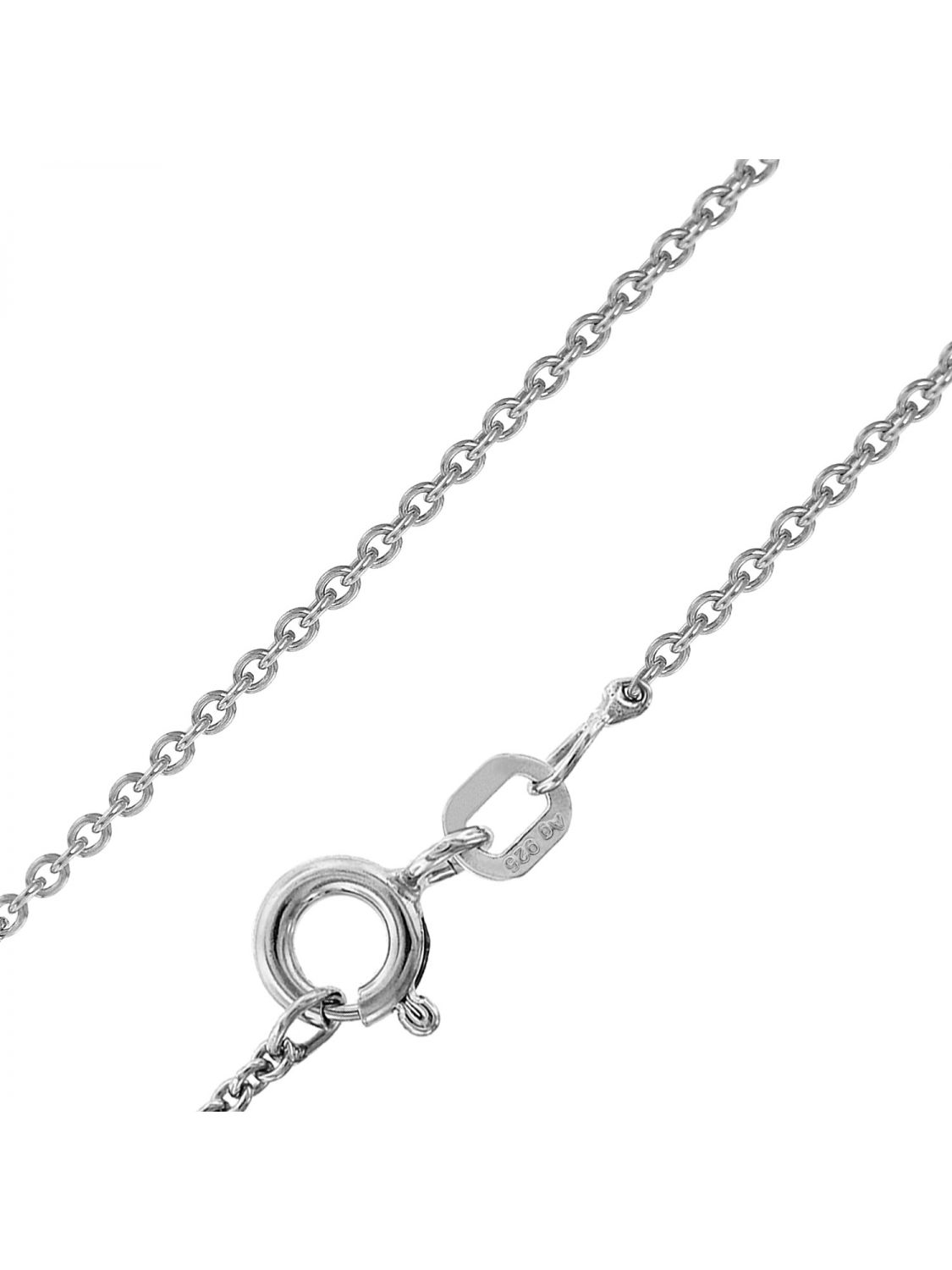 Ankerkette 925 Silber 1,5 mm 45 cm Halskette Kette Silberkette Federring